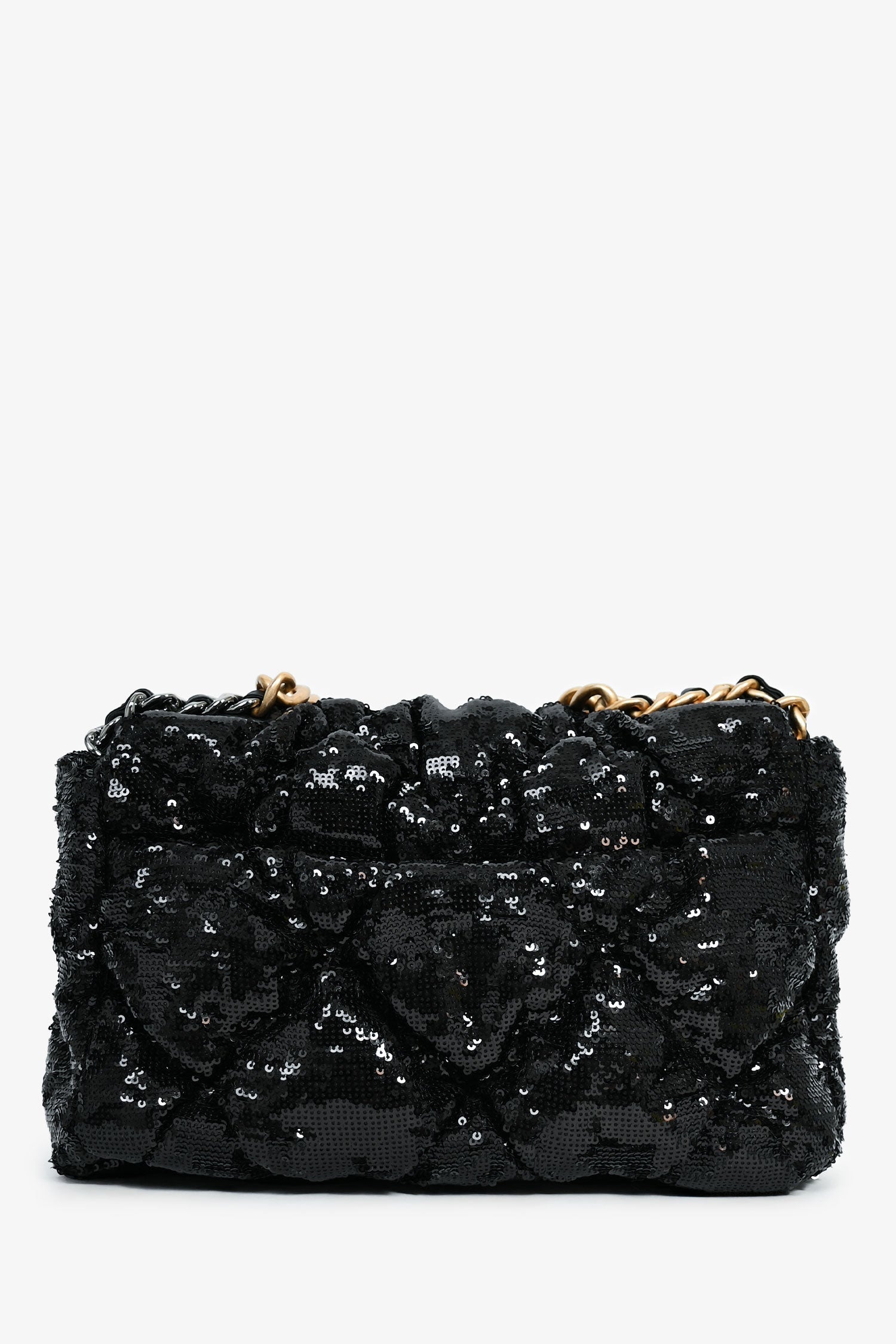 Chanel ™ Black Sequin Flap Bag - Rovelle Bags