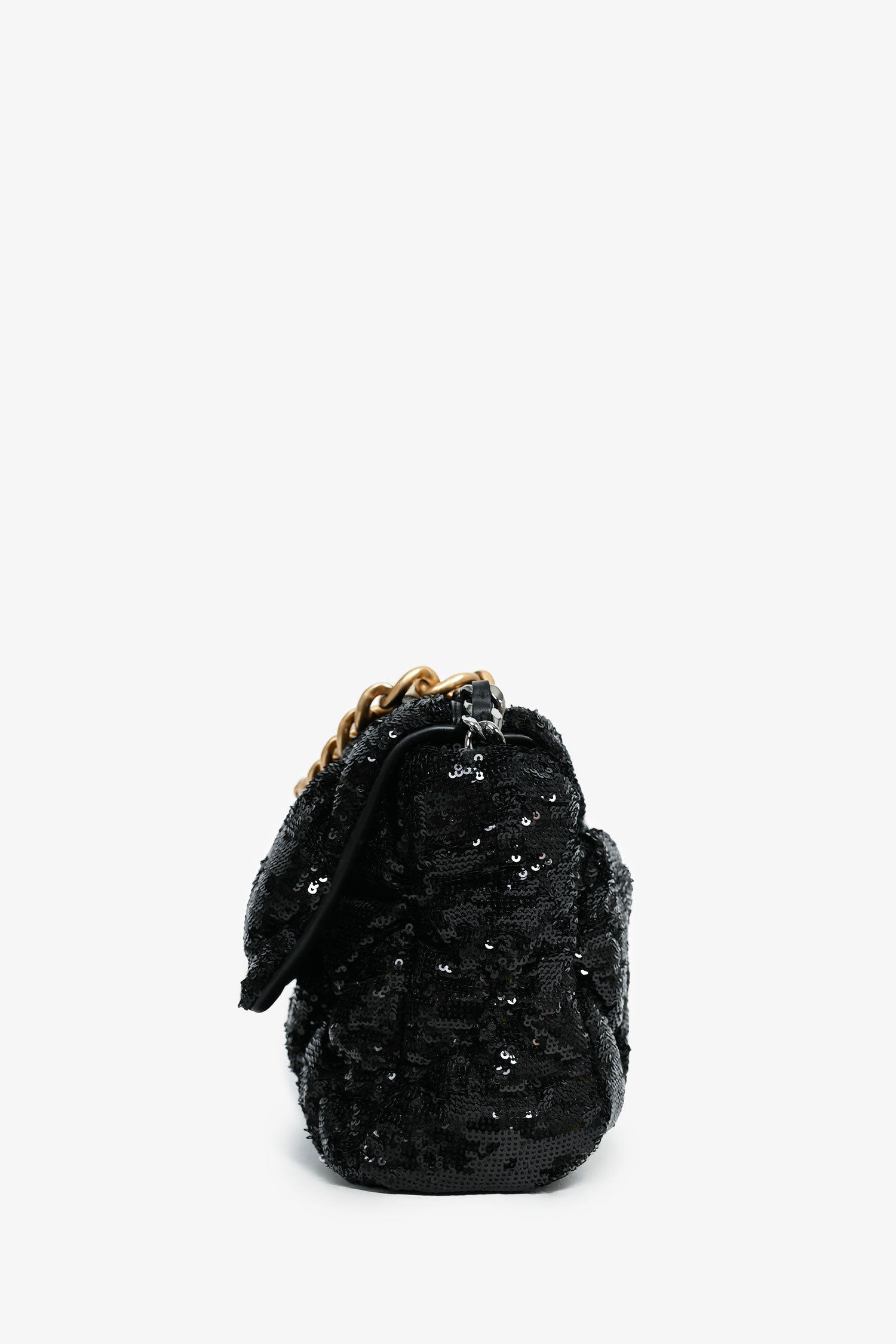 Chanel ™ Black Sequin Flap Bag - Rovelle Bags