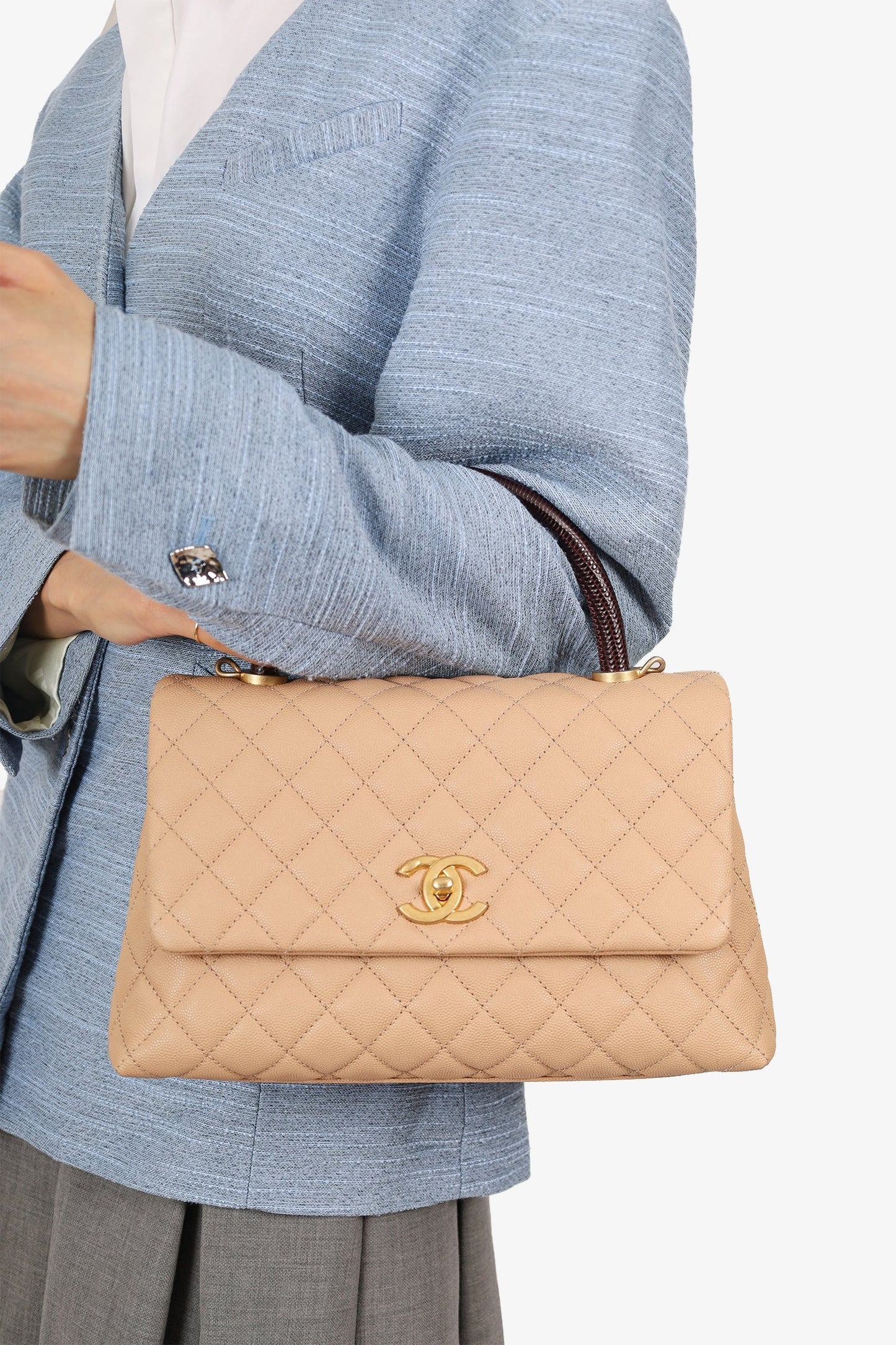 Chanel Coco Handle Handbag - Rovelle Bags