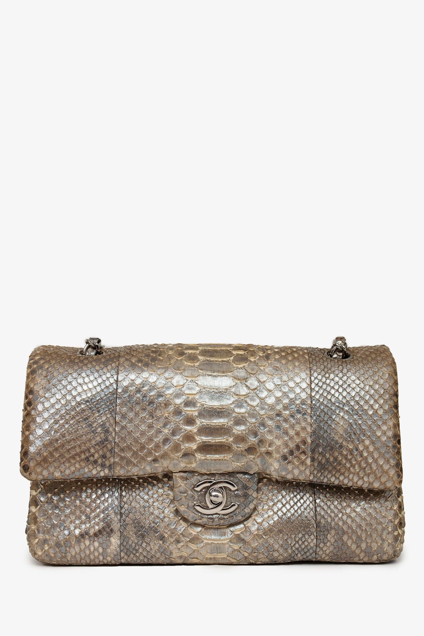 Chanel ™ 2012 Silver Shoulder Bag - Rovelle Bags