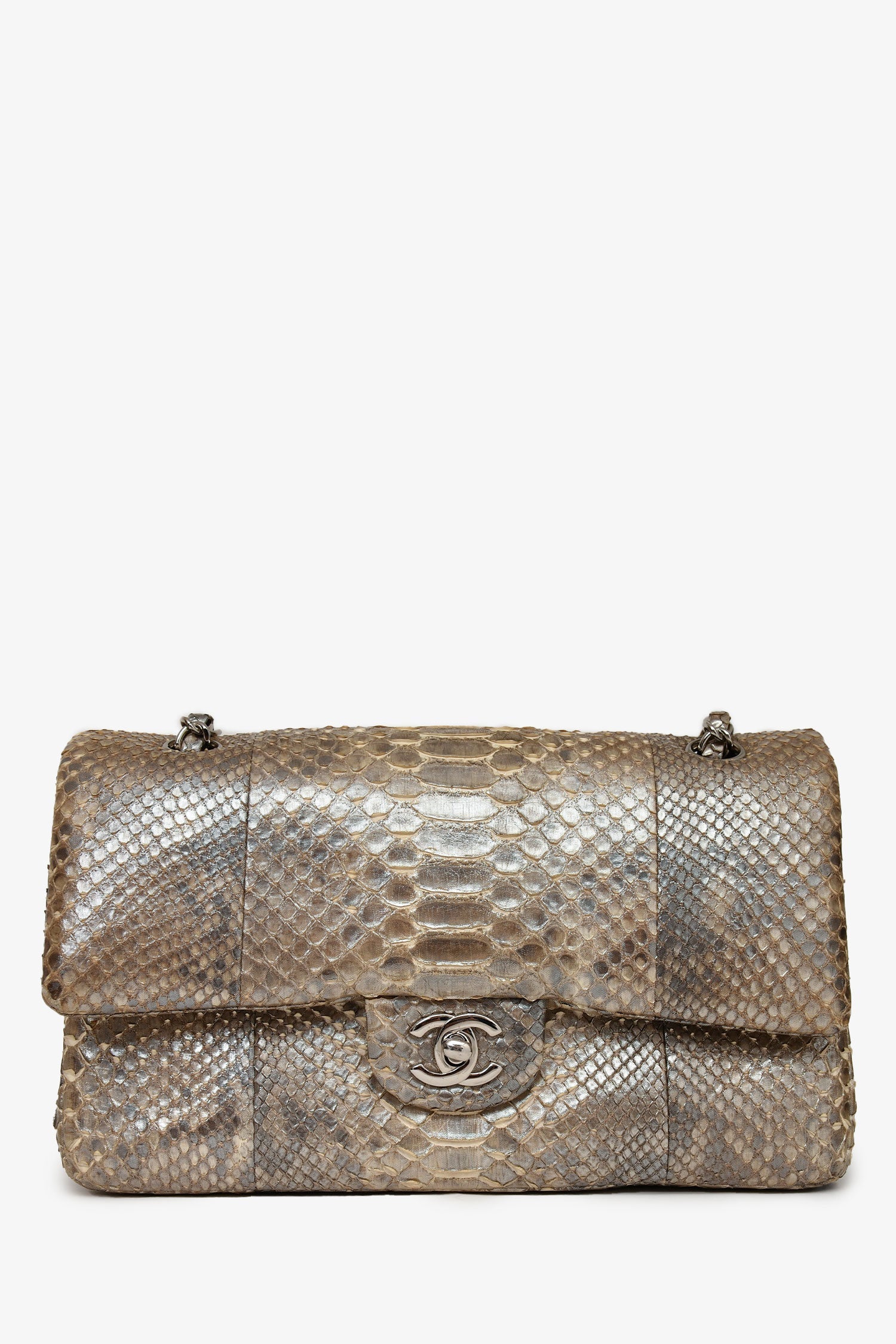 Chanel ™ 2012 Silver Shoulder Bag - Rovelle Bags