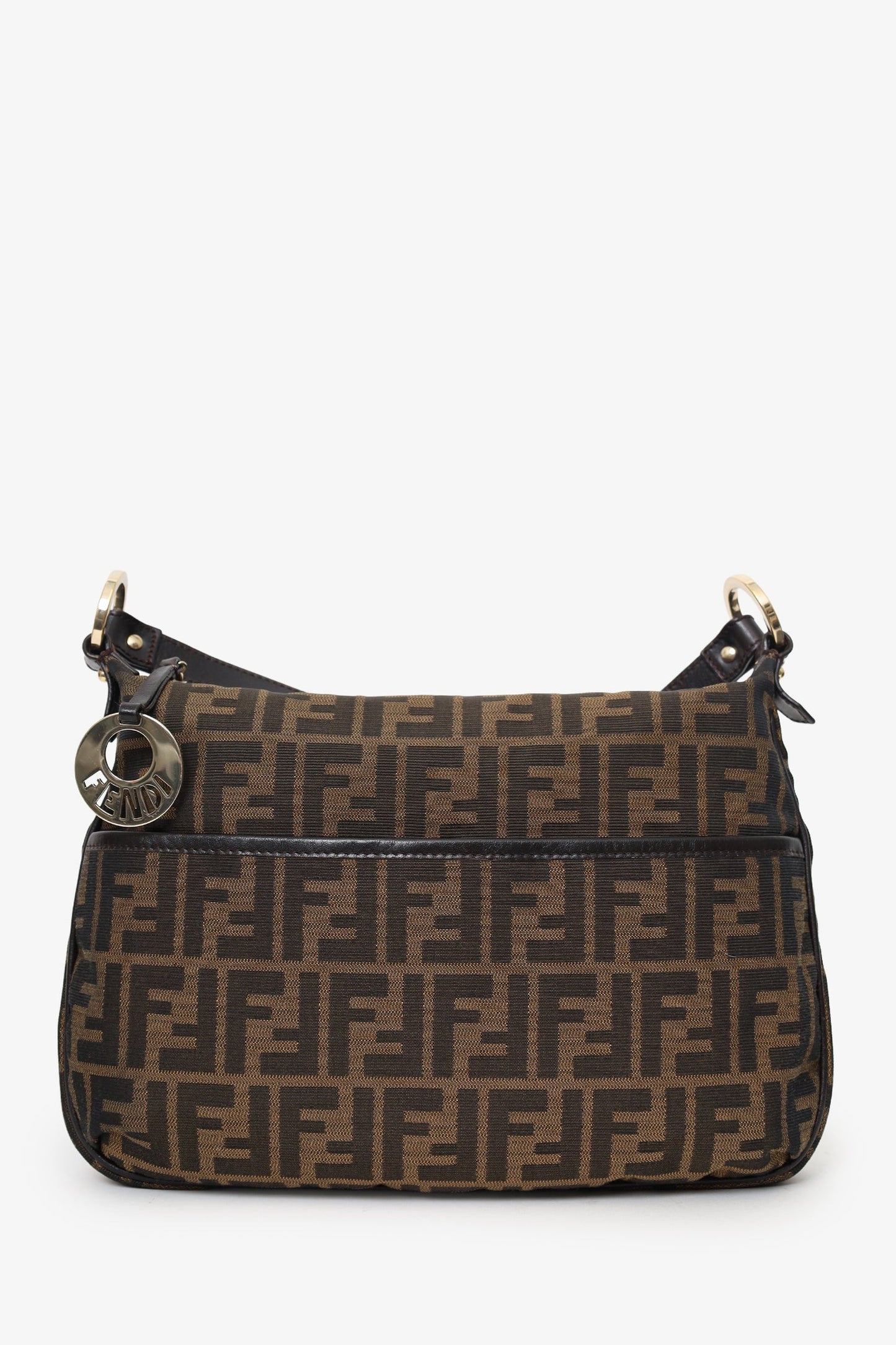 Fendi Brown Zucca Canvas Crossbody Bag