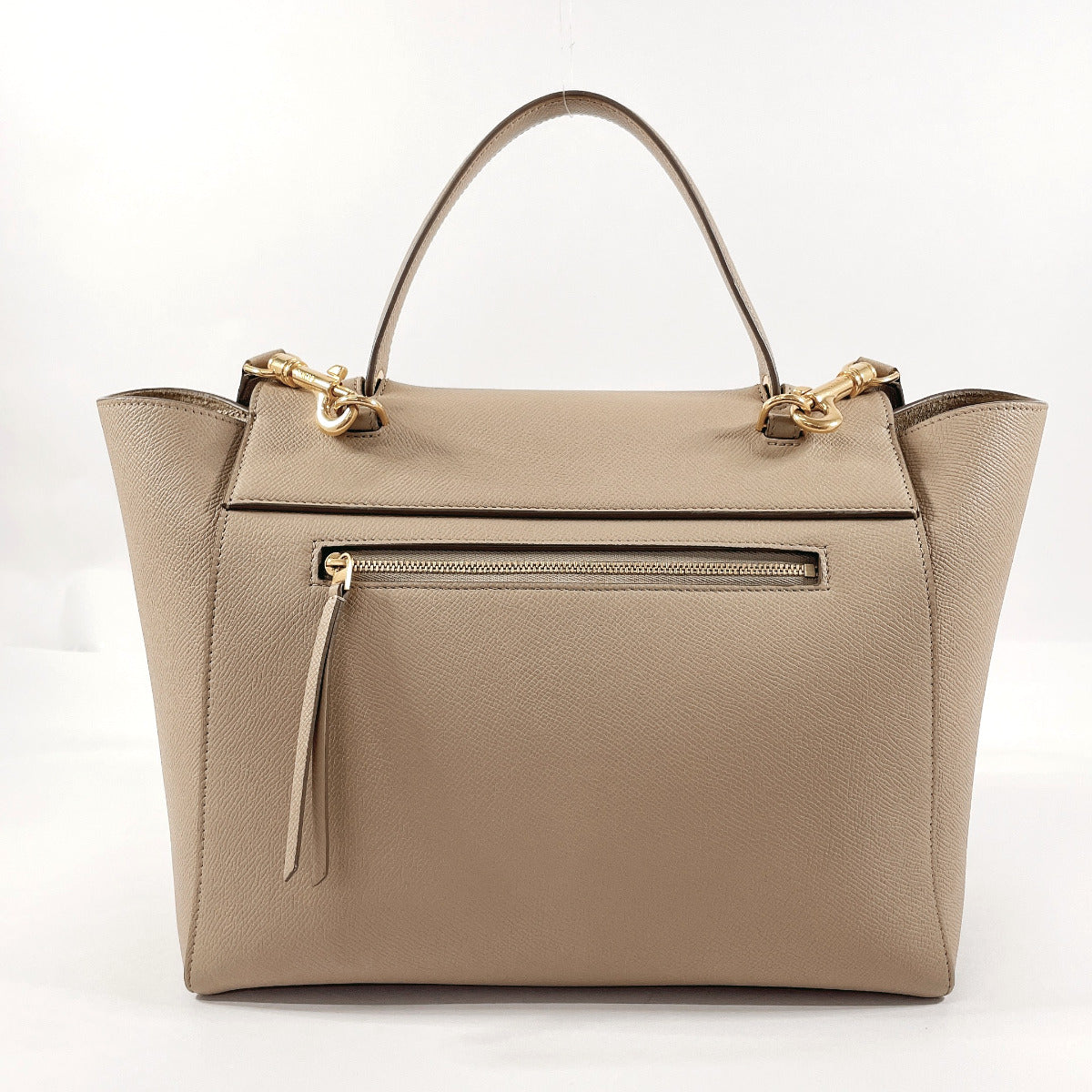 CELINE Shoulder Bag leather beige Belt bag mini Women
