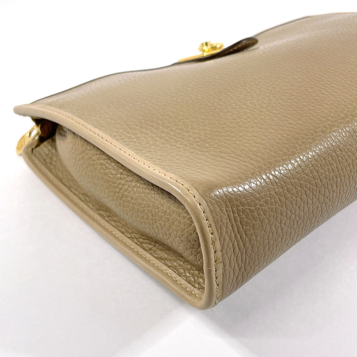 CELINE business bag leather beige unisex