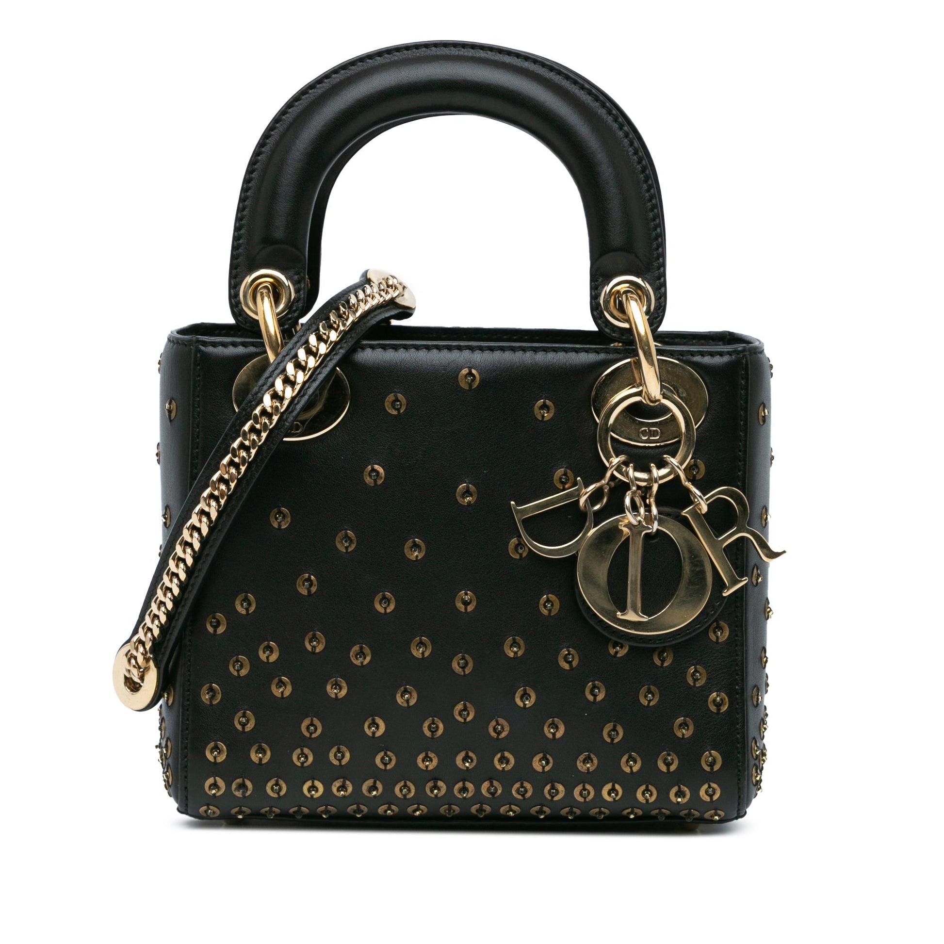 Dior Lady Dior Chain Leather Shoulder Bag