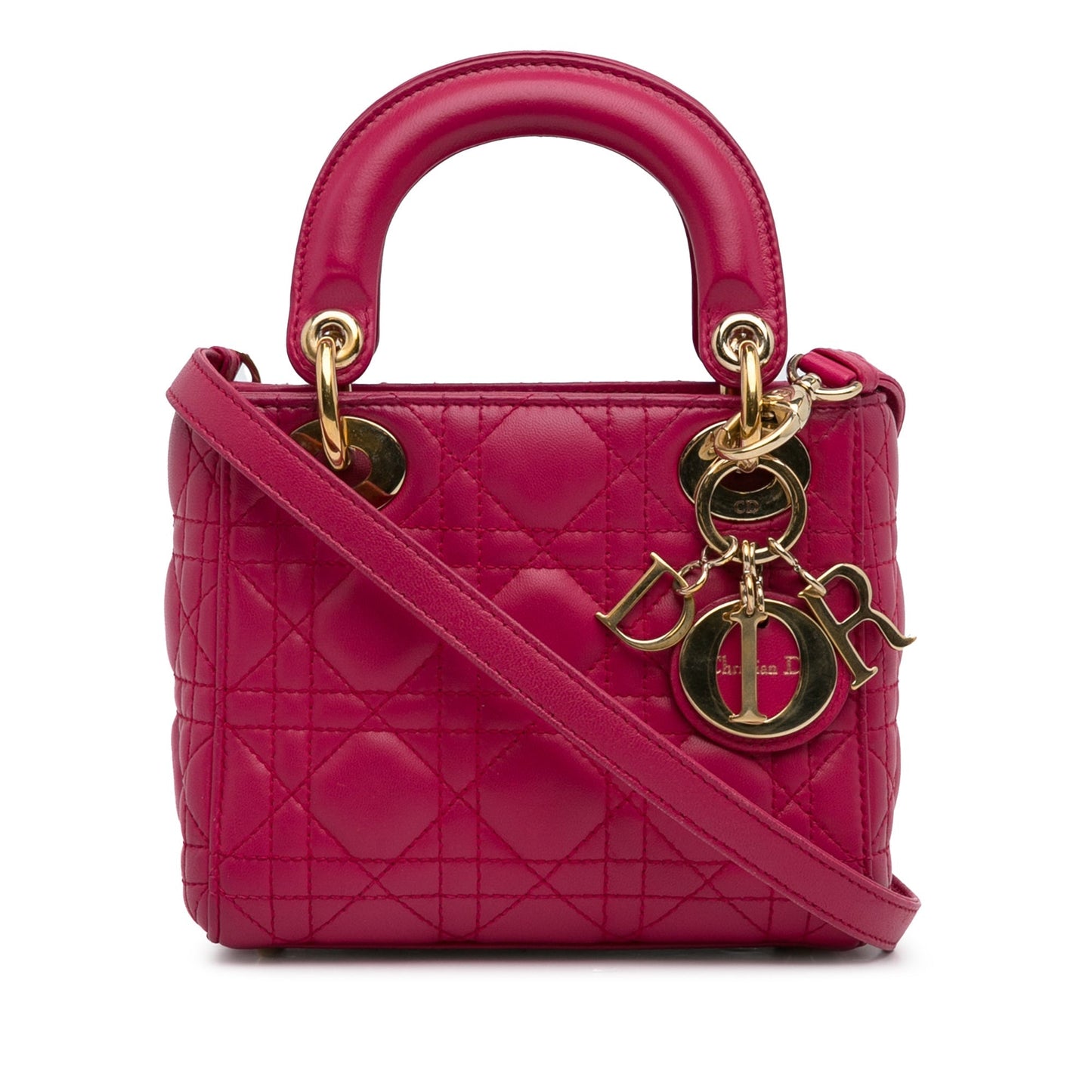 Dior Lady Dior Quilted Leather Shoulder Bag