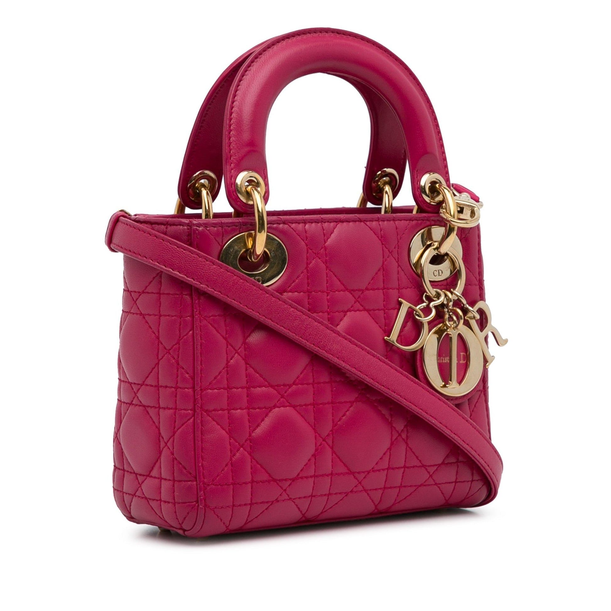 Dior Lady Dior Quilted Leather Shoulder Bag