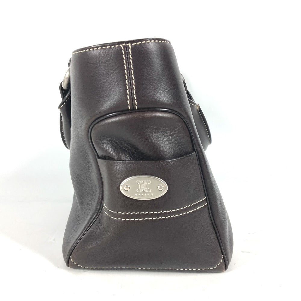 CELINE Handbag leather Dark brown Boogie bag Women