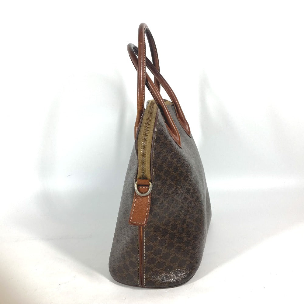 CELINE Handbag PVC / Leather Brown Macadam Women