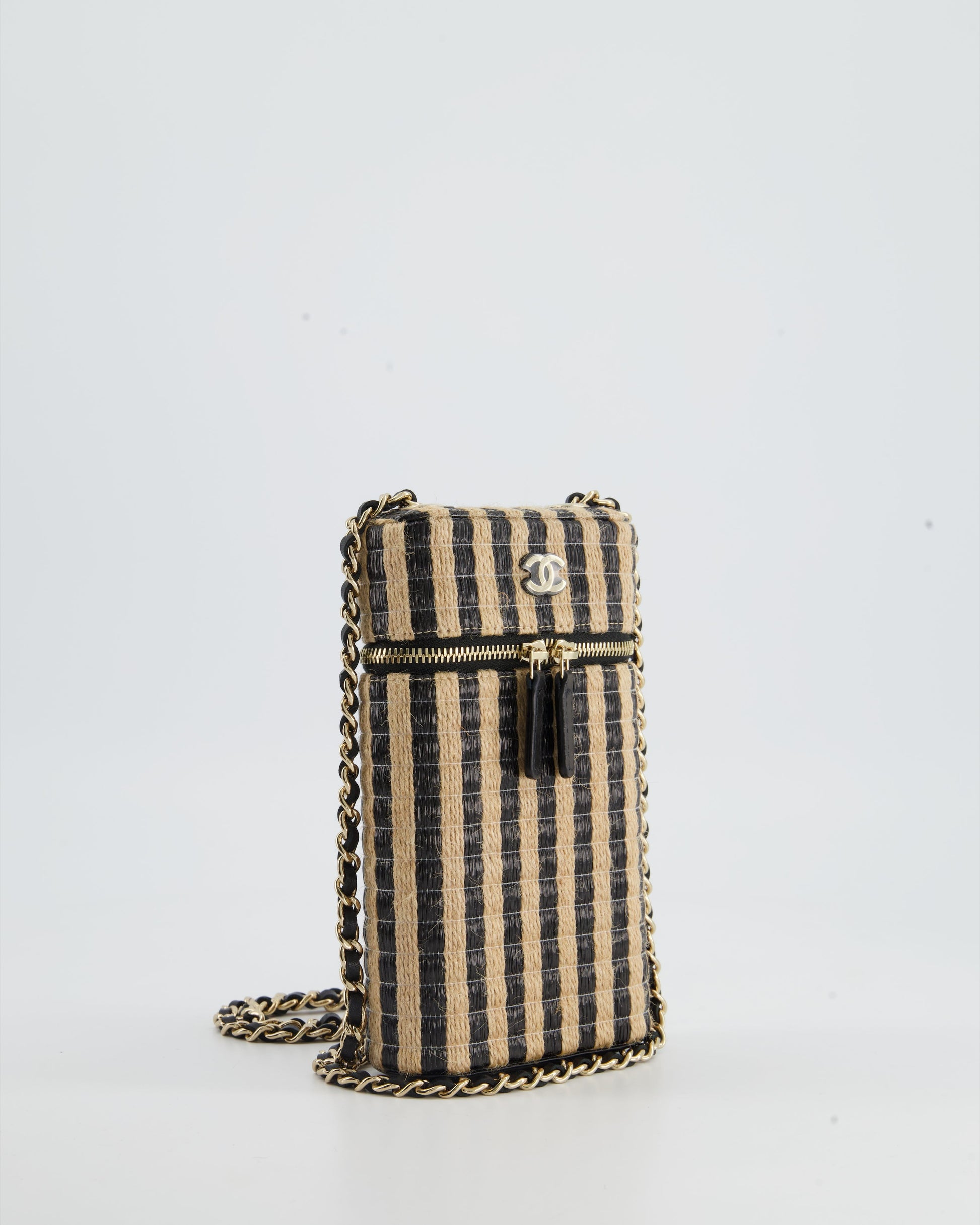 Chanel *HOT* Chanel Raffia Vanity 21P Vanity Bag - Rovelle Bags