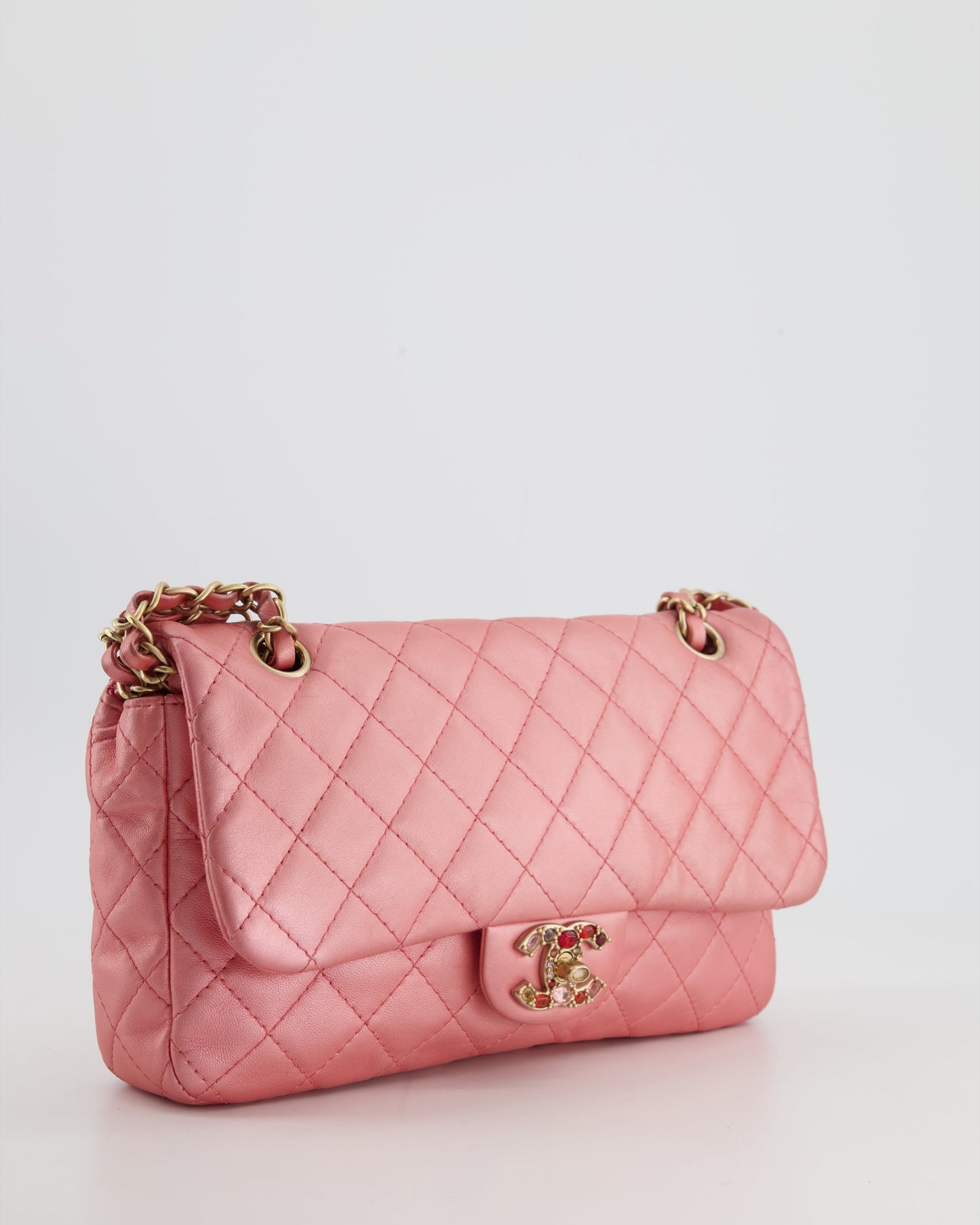 Chanel *LIMITED EDITION* Chanel Pink Metallic Shoulder Bag - Rovelle Bags