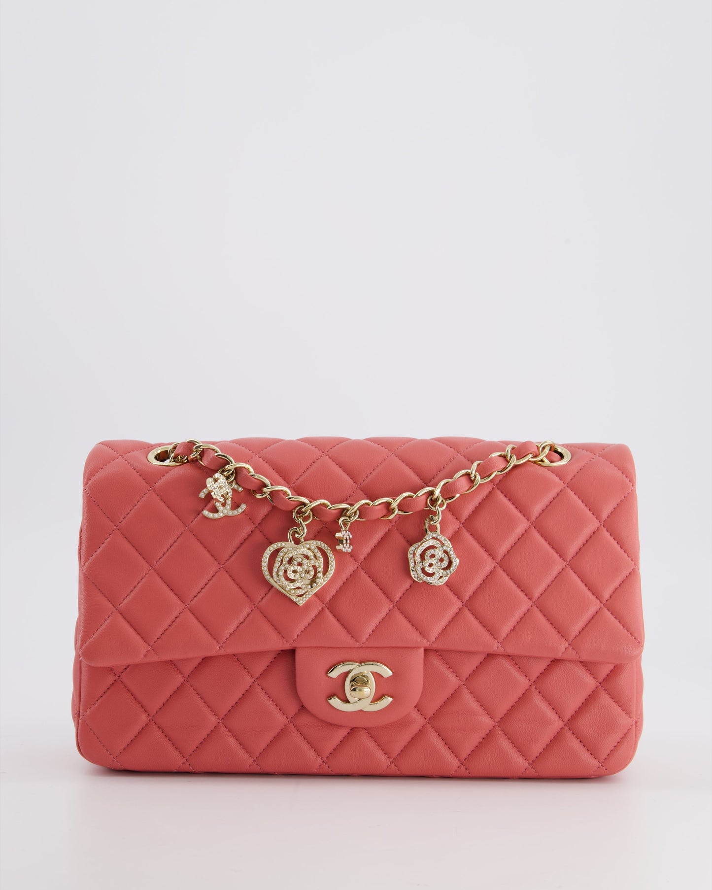 Chanel Pink Medium Single Flap Flap Bag - Rovelle Bags