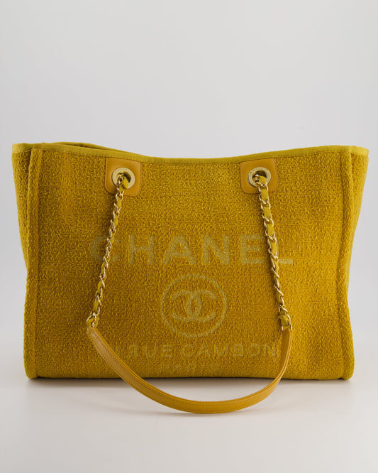 Chanel *HOT* Chanel Mustard Yellow Small Tote Bag - Rovelle Bags