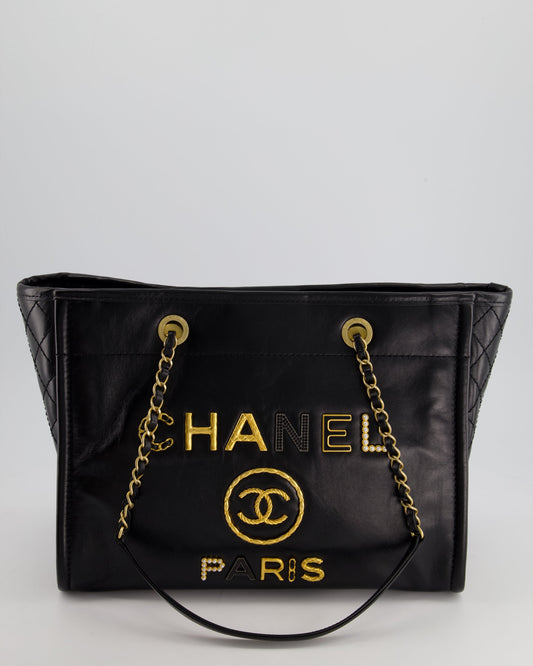 Chanel *HOT* Chanel Black Small Deauville Tote Bag - Rovelle Bags
