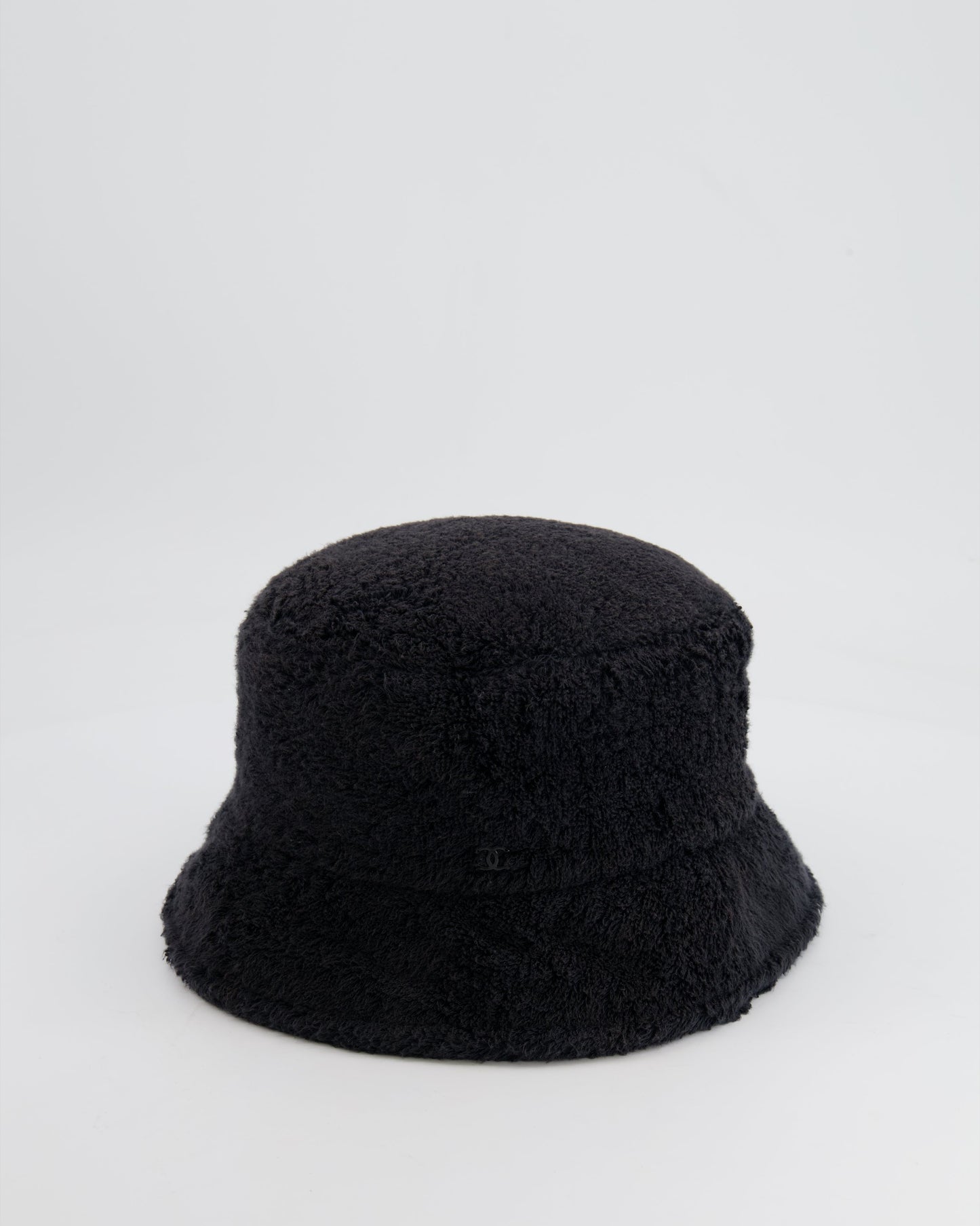 Chanel Black Terry Towelling Bucket Hat Handbag - Rovelle Bags