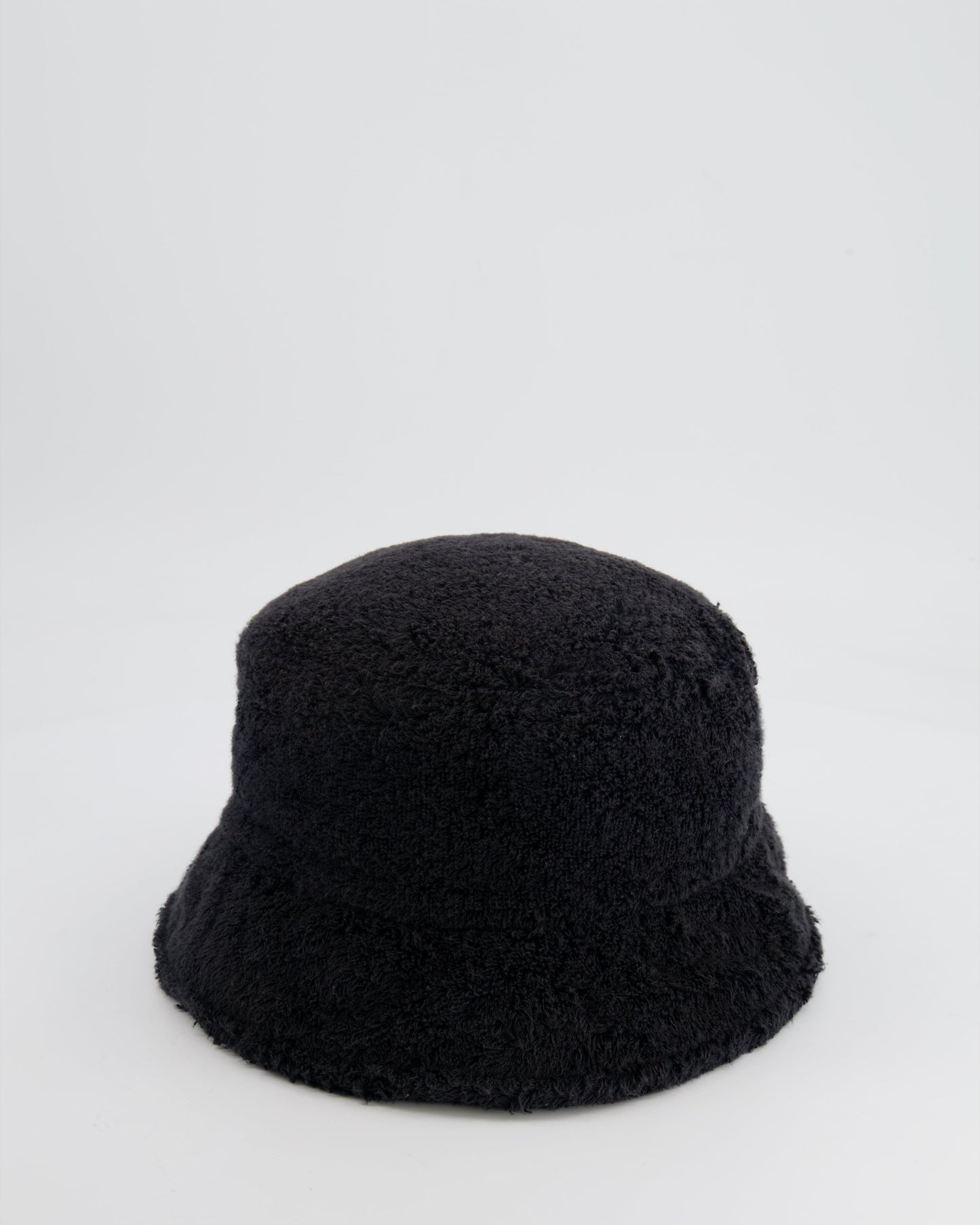 Chanel Black Terry Towelling Bucket Hat Handbag - Rovelle Bags