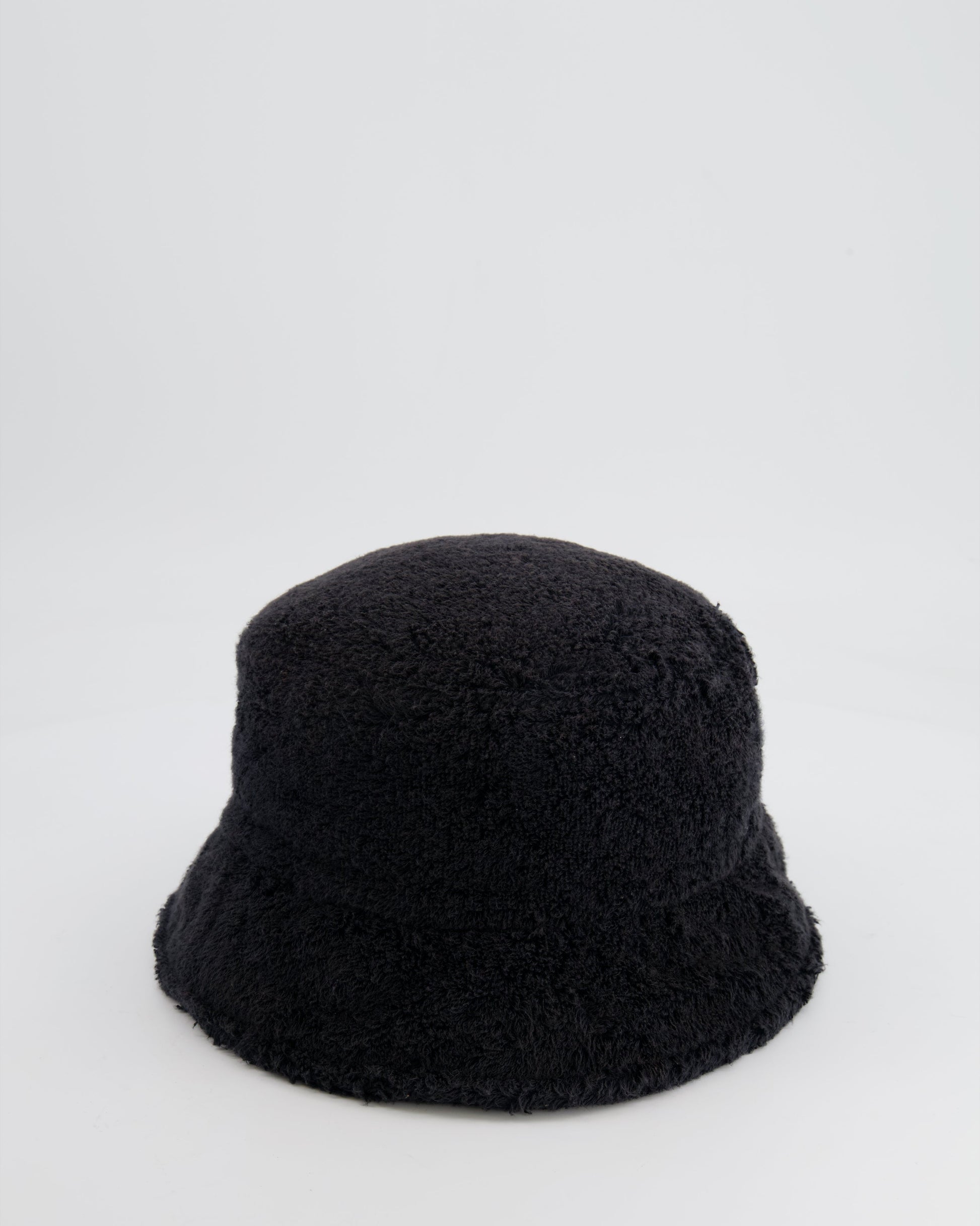 Chanel Black Terry Towelling Bucket Hat Handbag - Rovelle Bags