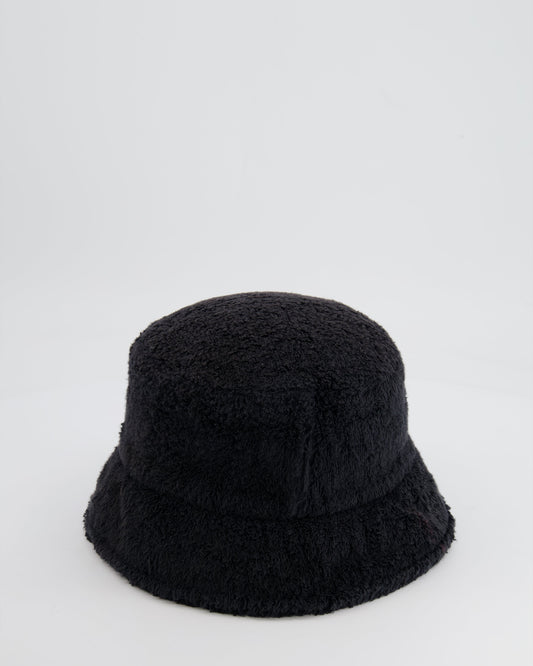 Chanel Black Terry Towelling Bucket Hat Handbag - Rovelle Bags