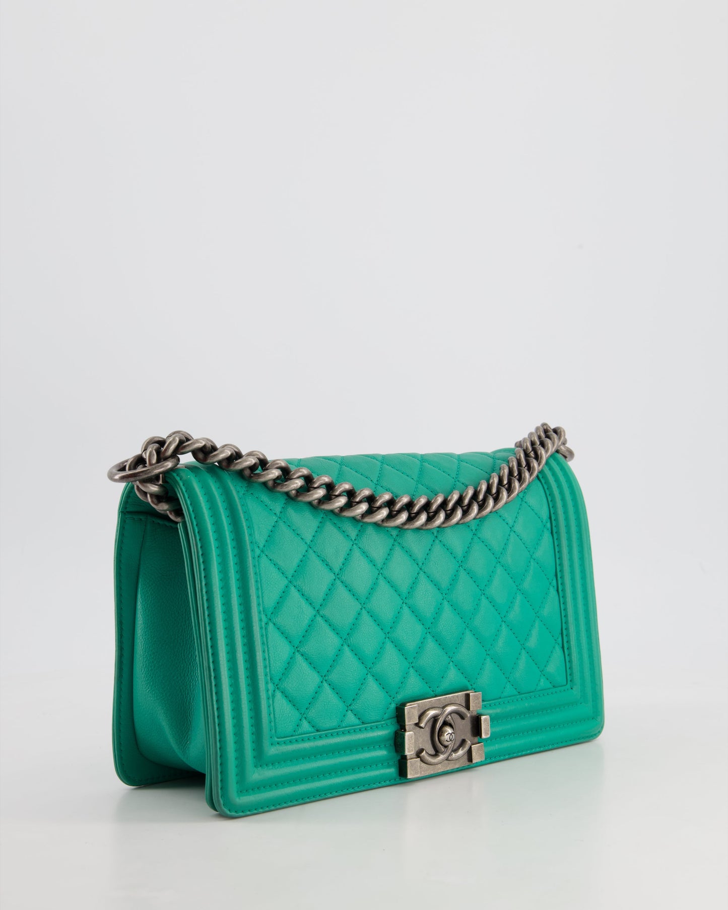 Chanel *HOT* Chanel Mint Green Medium Handbag - Rovelle Bags