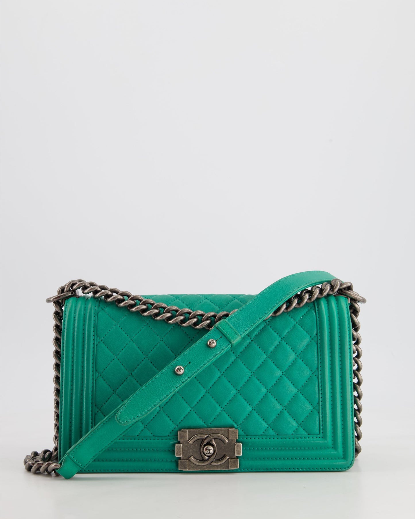 Chanel *HOT* Chanel Mint Green Medium Handbag - Rovelle Bags