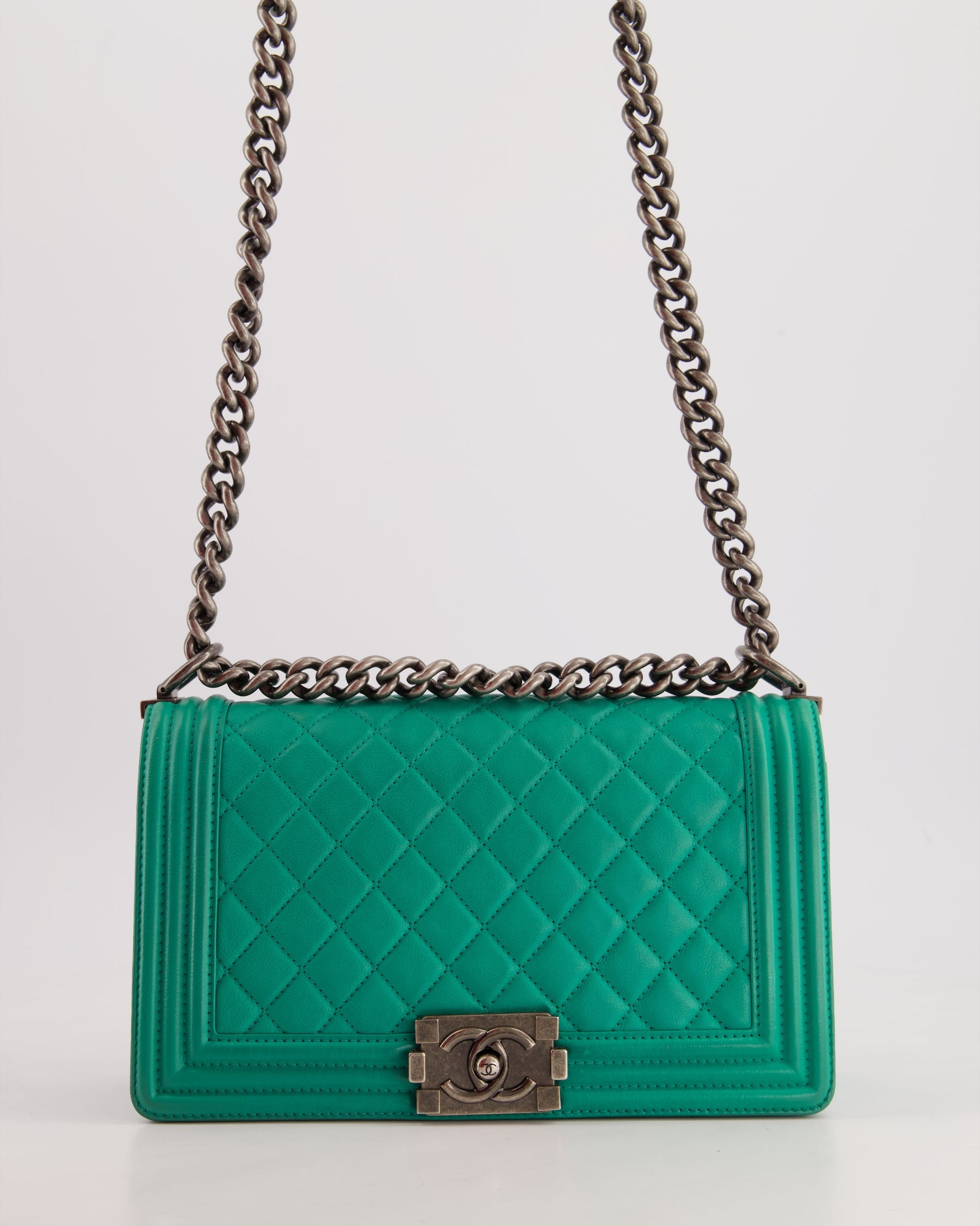 Chanel *HOT* Chanel Mint Green Medium Handbag - Rovelle Bags