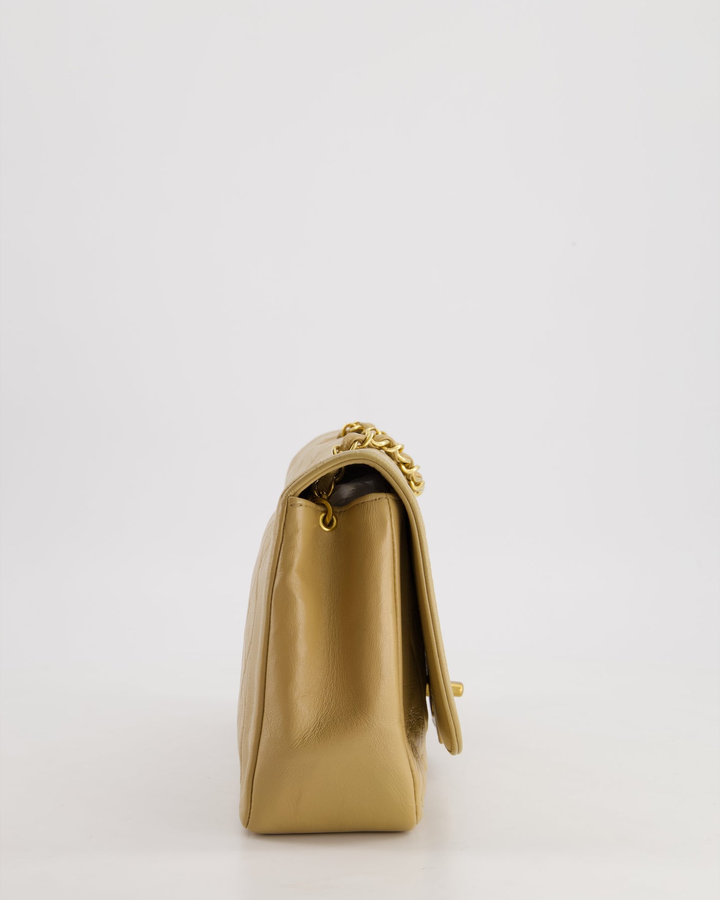 Chanel Beige Diana Flap Flap Bag - Rovelle Bags
