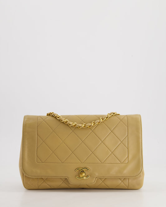 Chanel Beige Diana Flap Flap Bag - Rovelle Bags