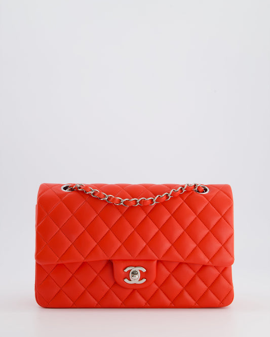 Chanel Scarlet Red Medium Classic Double Flap Bag - Rovelle Bags