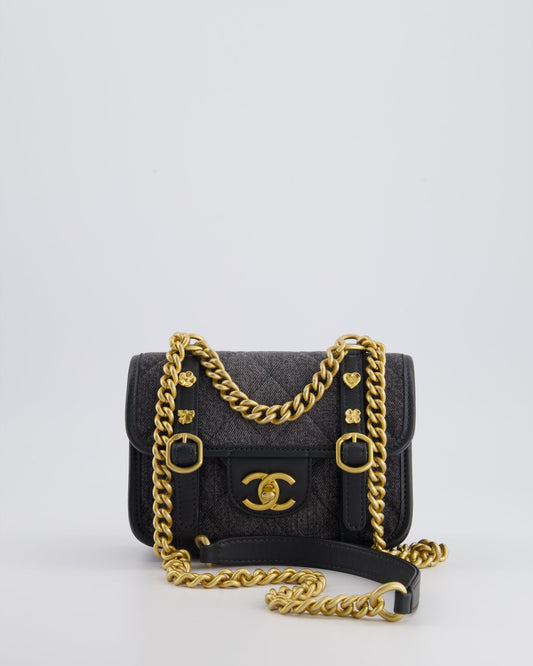 Chanel Grey Mini Flap Flap Bag - Rovelle Bags