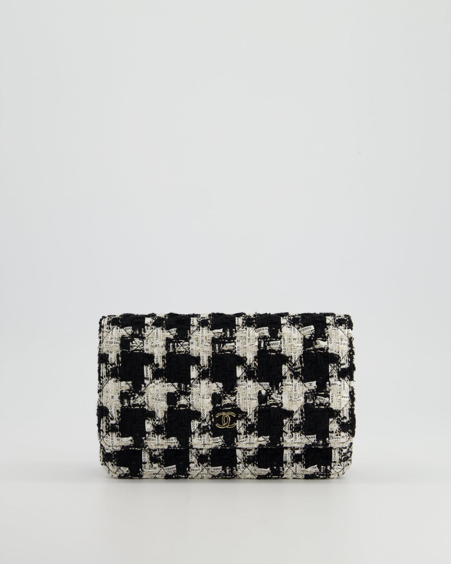 Chanel *HOT* Chanel Black & White Wallet On Chain - Rovelle Bags