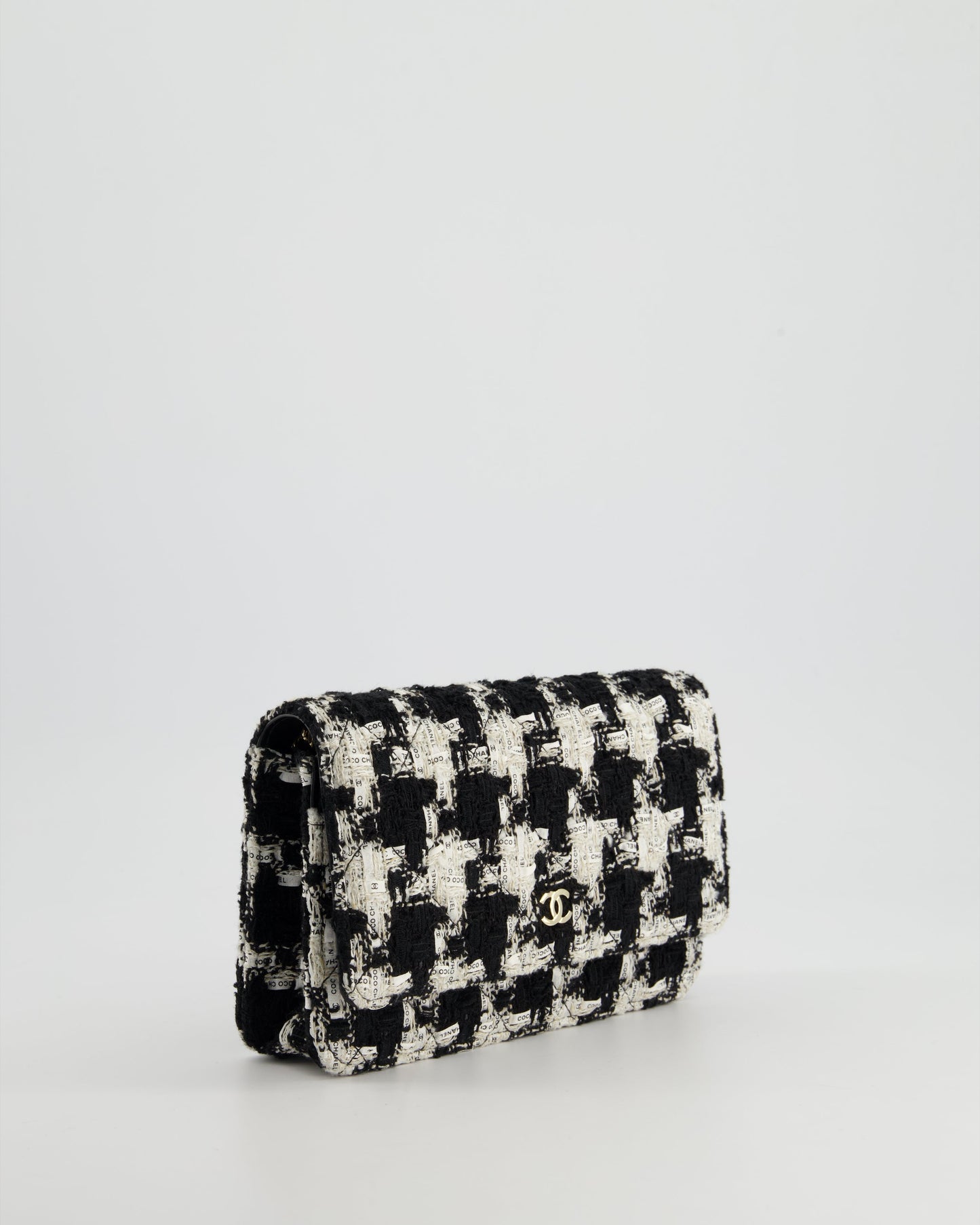 Chanel *HOT* Chanel Black & White Wallet On Chain - Rovelle Bags