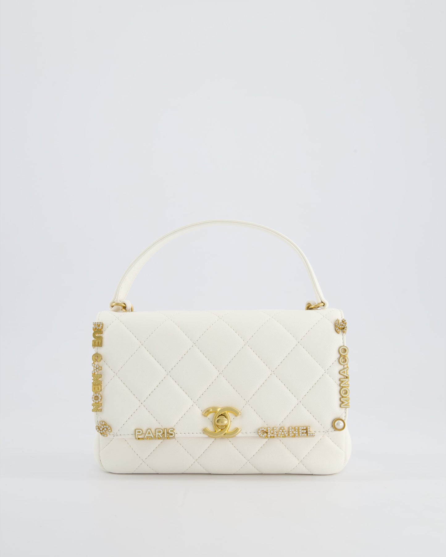 Chanel *LIMITED EDITION* Chanel White Monaco Flap Bag - Rovelle Bags