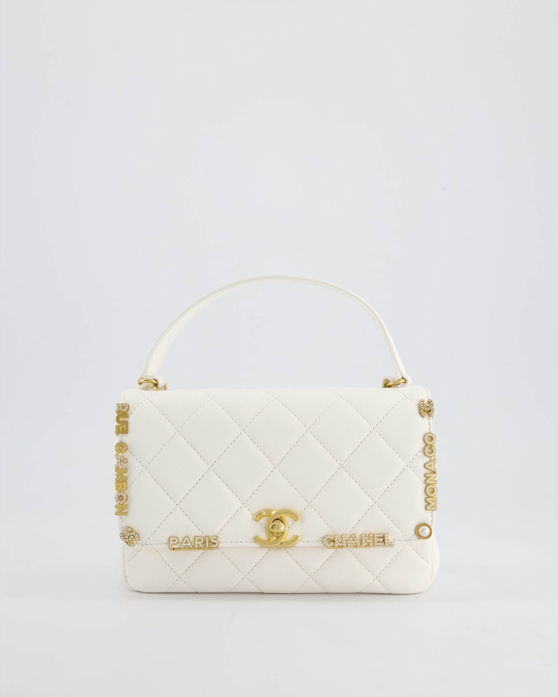 Chanel *LIMITED EDITION* Chanel White Monaco Flap Bag - Rovelle Bags