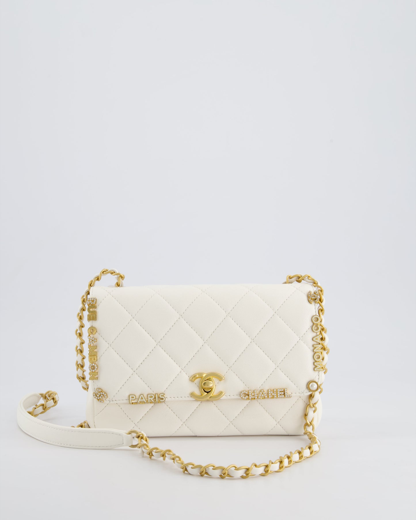 Chanel *LIMITED EDITION* Chanel White Monaco Flap Bag - Rovelle Bags