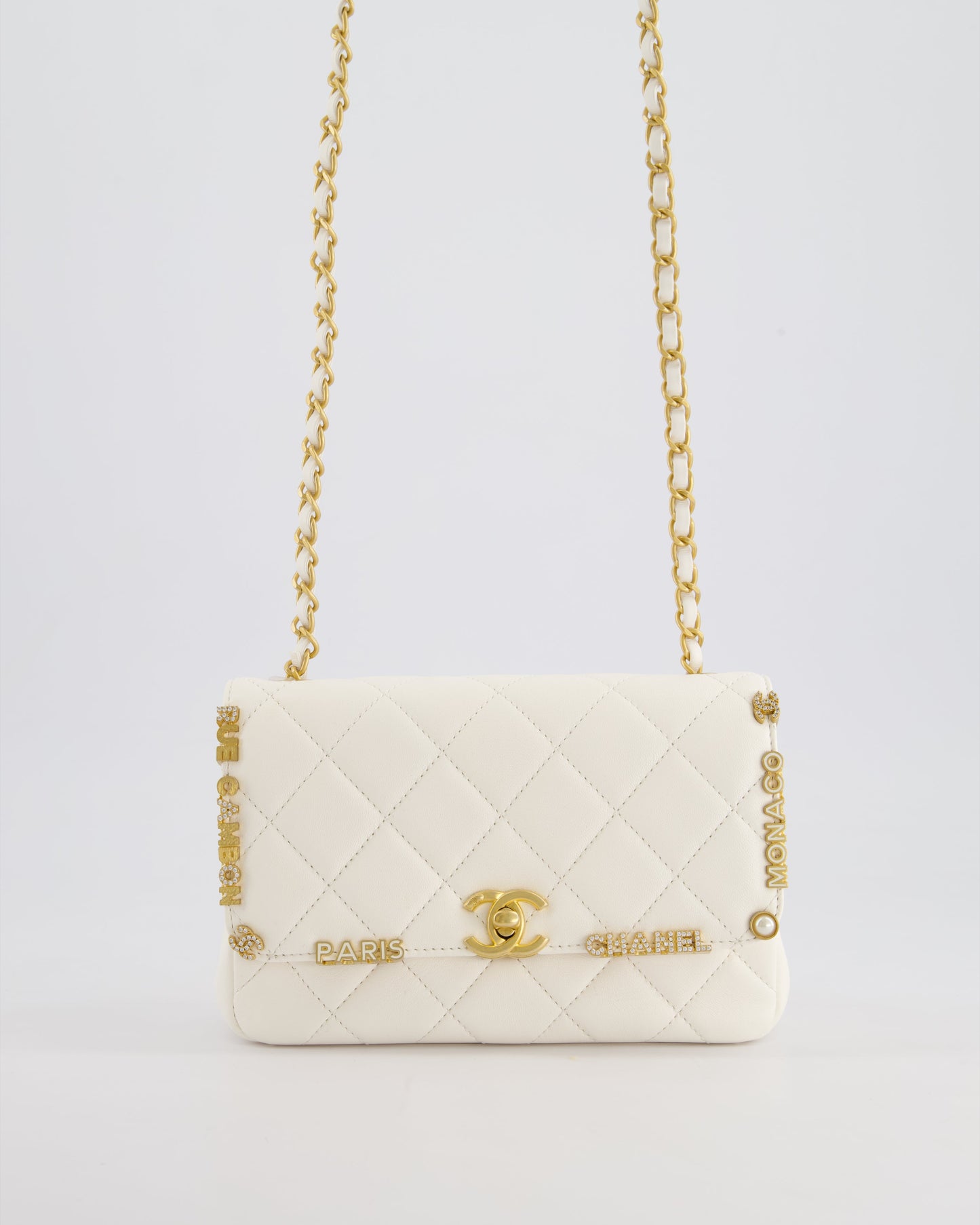 Chanel *LIMITED EDITION* Chanel White Monaco Flap Bag - Rovelle Bags