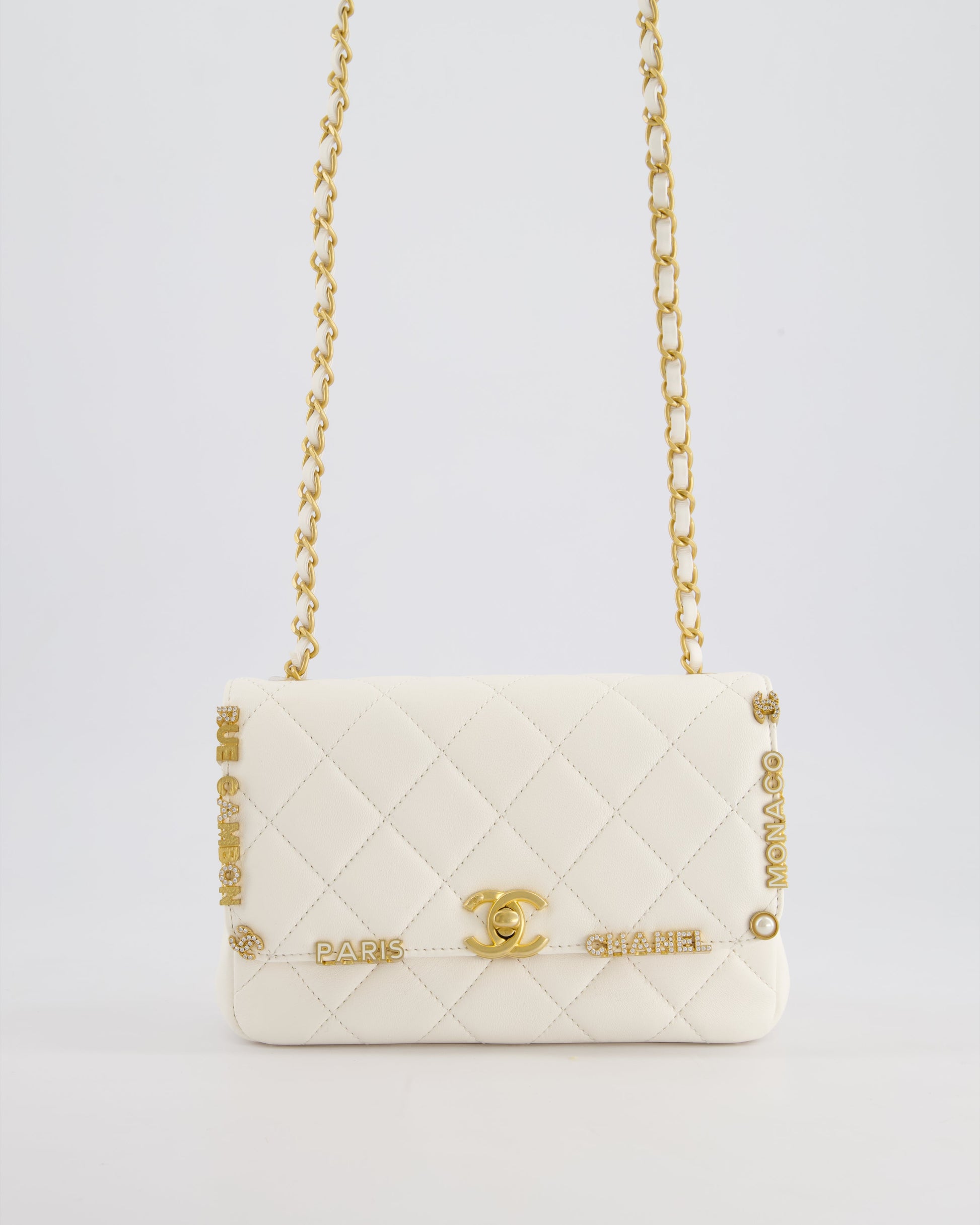 Chanel *LIMITED EDITION* Chanel White Monaco Flap Bag - Rovelle Bags