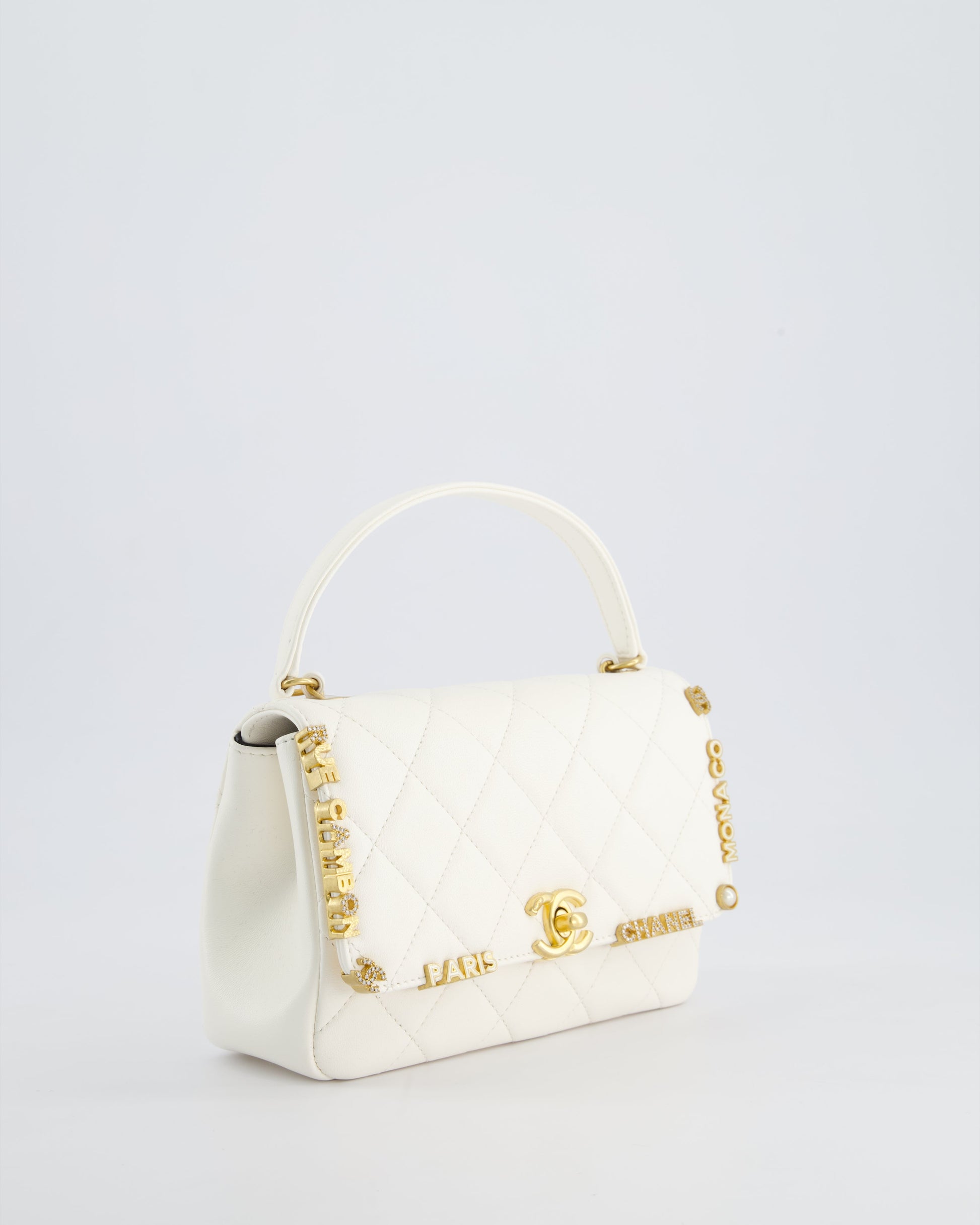 Chanel *LIMITED EDITION* Chanel White Monaco Flap Bag - Rovelle Bags