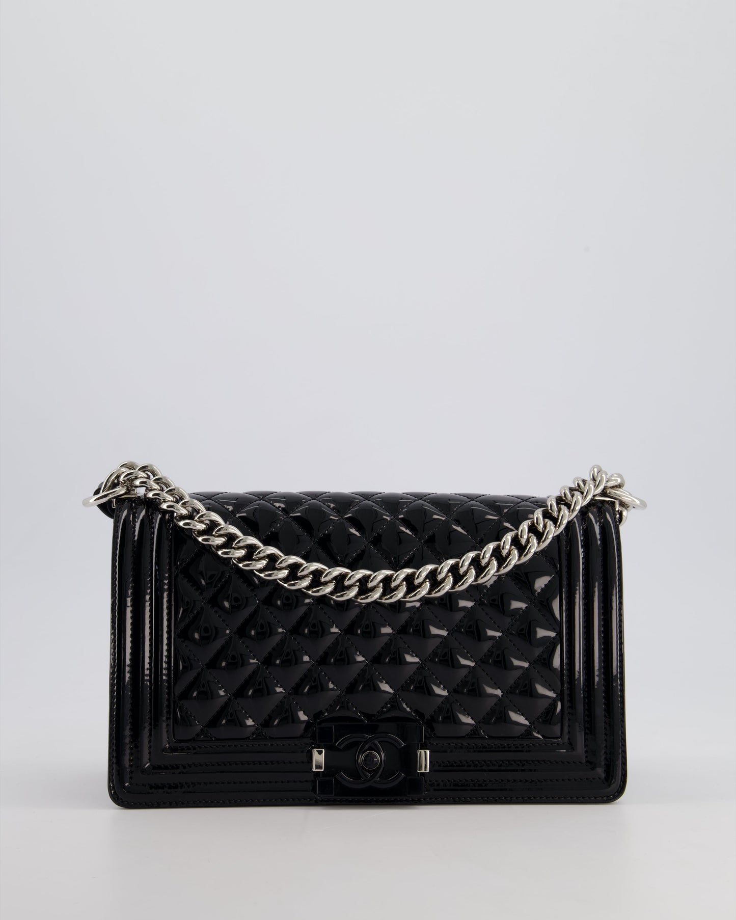 Chanel *FIRE PRICE* Chanel Black Patent Handbag - Rovelle Bags
