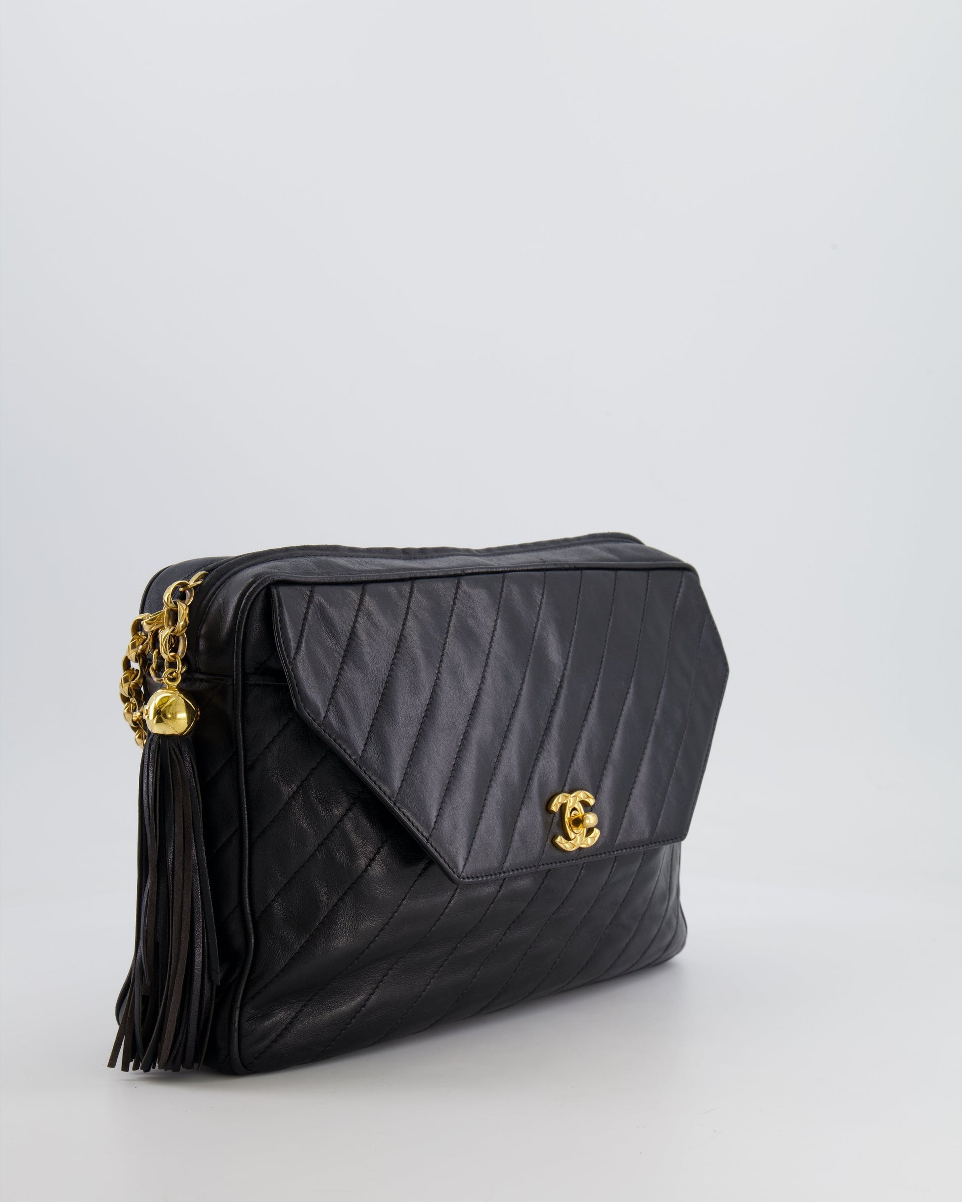 Chanel Black Large Camera Camera Bag - Rovelle Bags