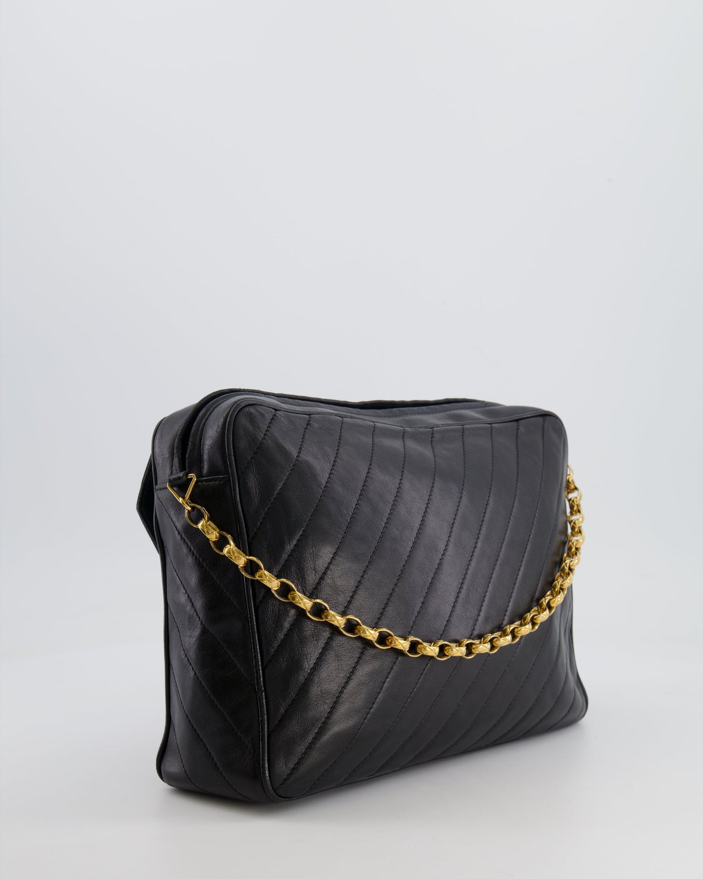 Chanel Black Large Camera Camera Bag - Rovelle Bags