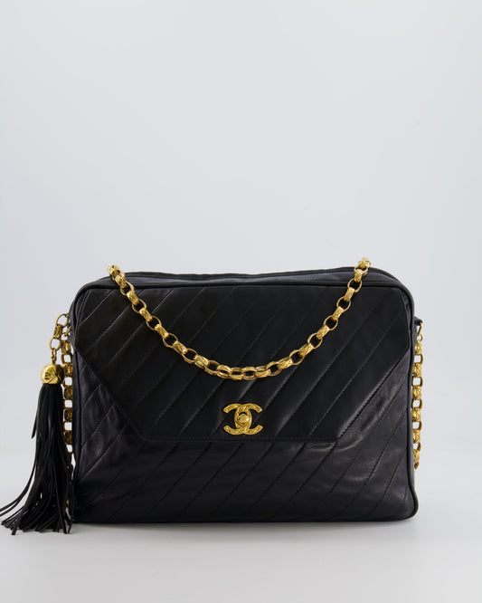 Chanel Black Large Camera Camera Bag - Rovelle Bags