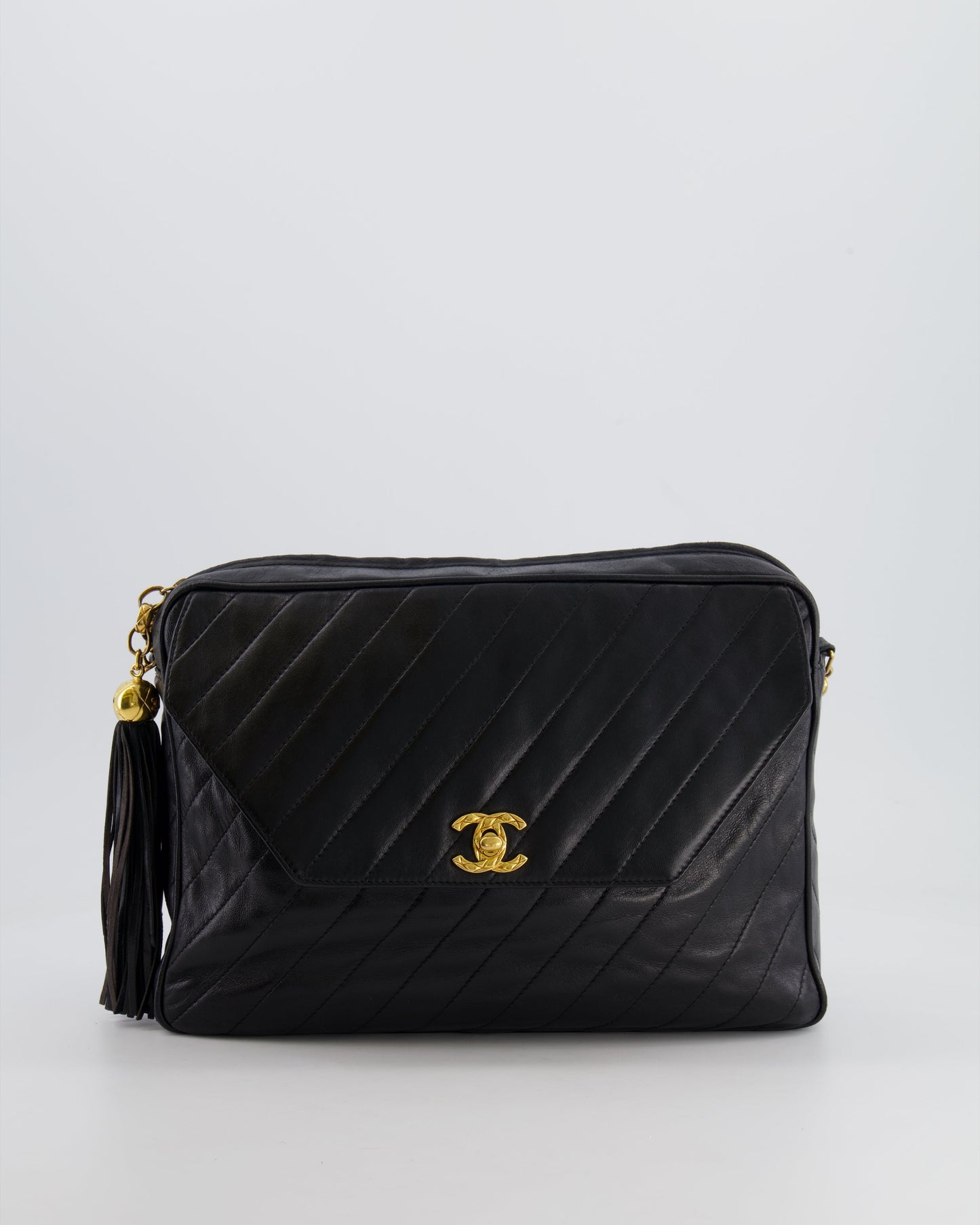 Chanel Black Large Camera Camera Bag - Rovelle Bags