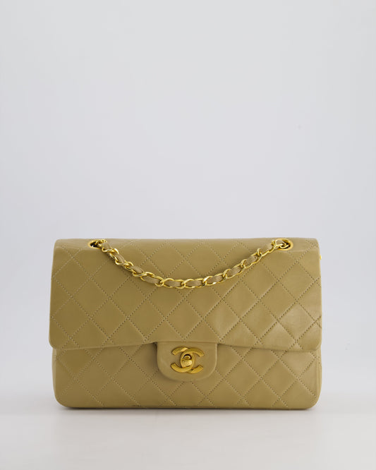 Chanel Beige Medium Double Flap Flap Bag - Rovelle Bags