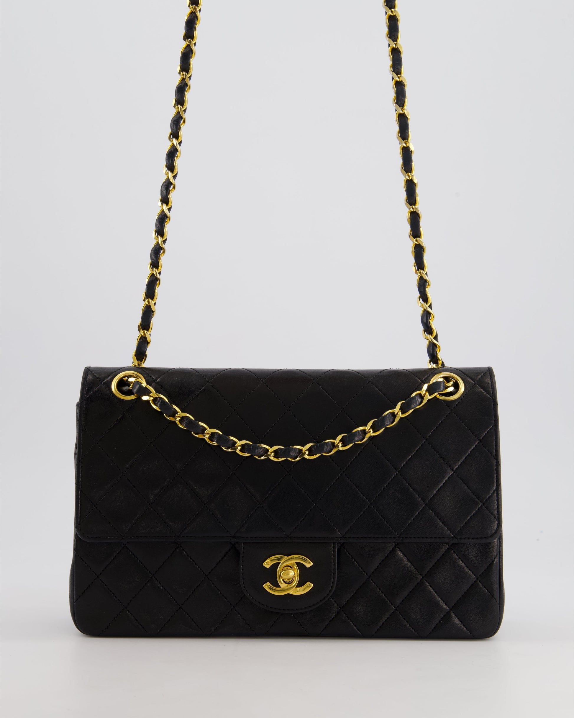 Chanel Black Medium Classic Double Flap Flap Bag - Rovelle Bags