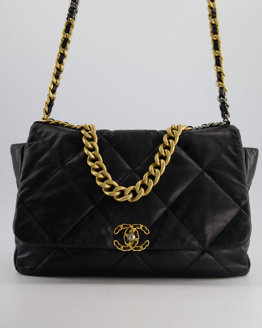 Chanel Black Maxi 19 Handbag - Rovelle Bags