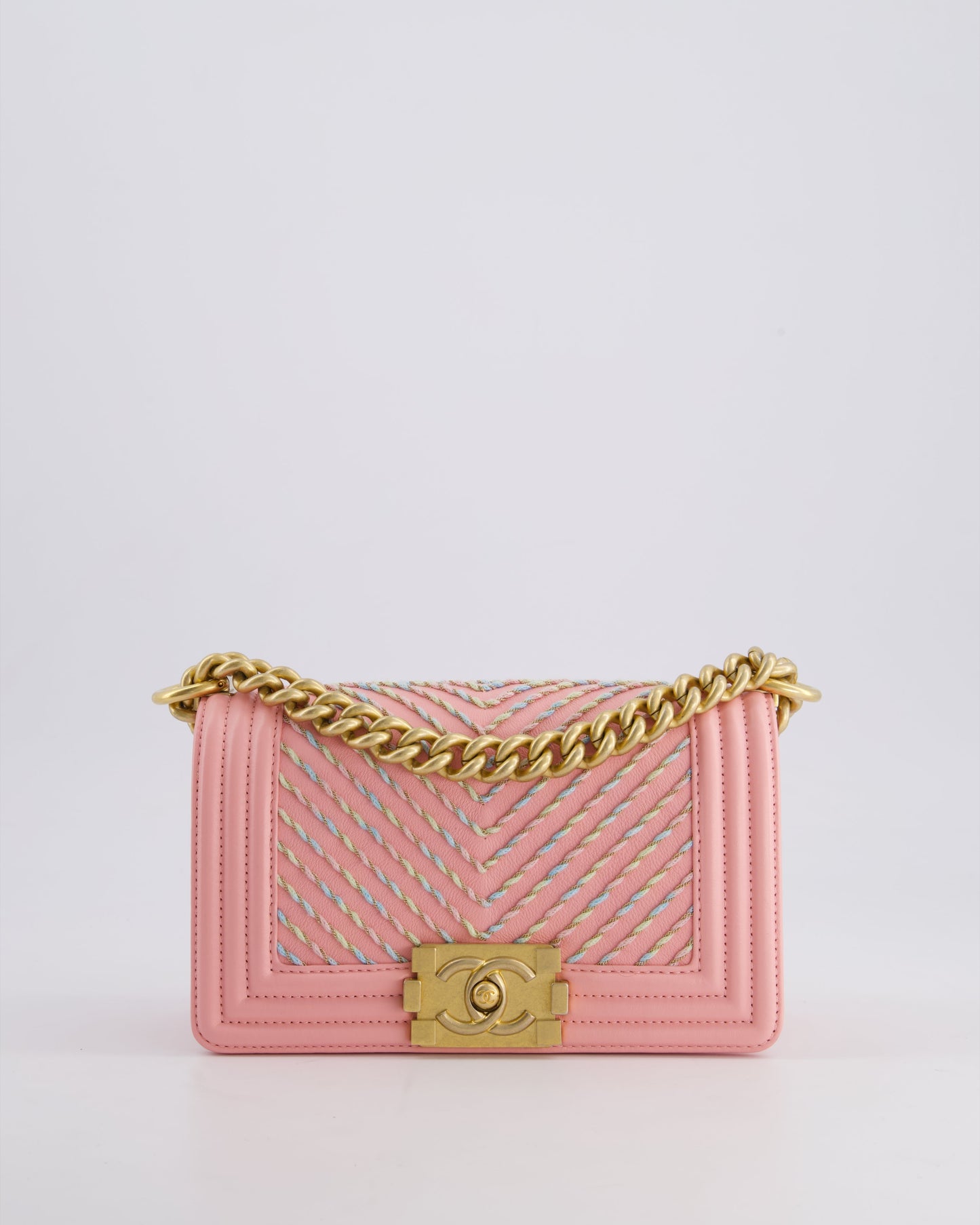 Chanel Pink Small Boy Handbag - Rovelle Bags