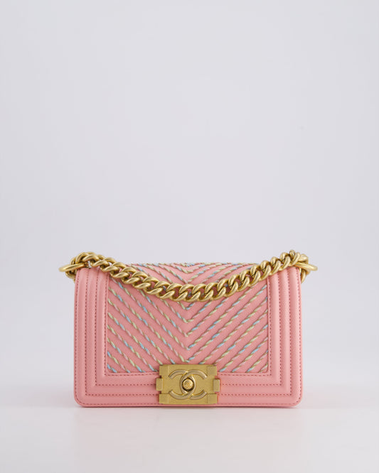 Chanel Pink Small Boy Handbag - Rovelle Bags