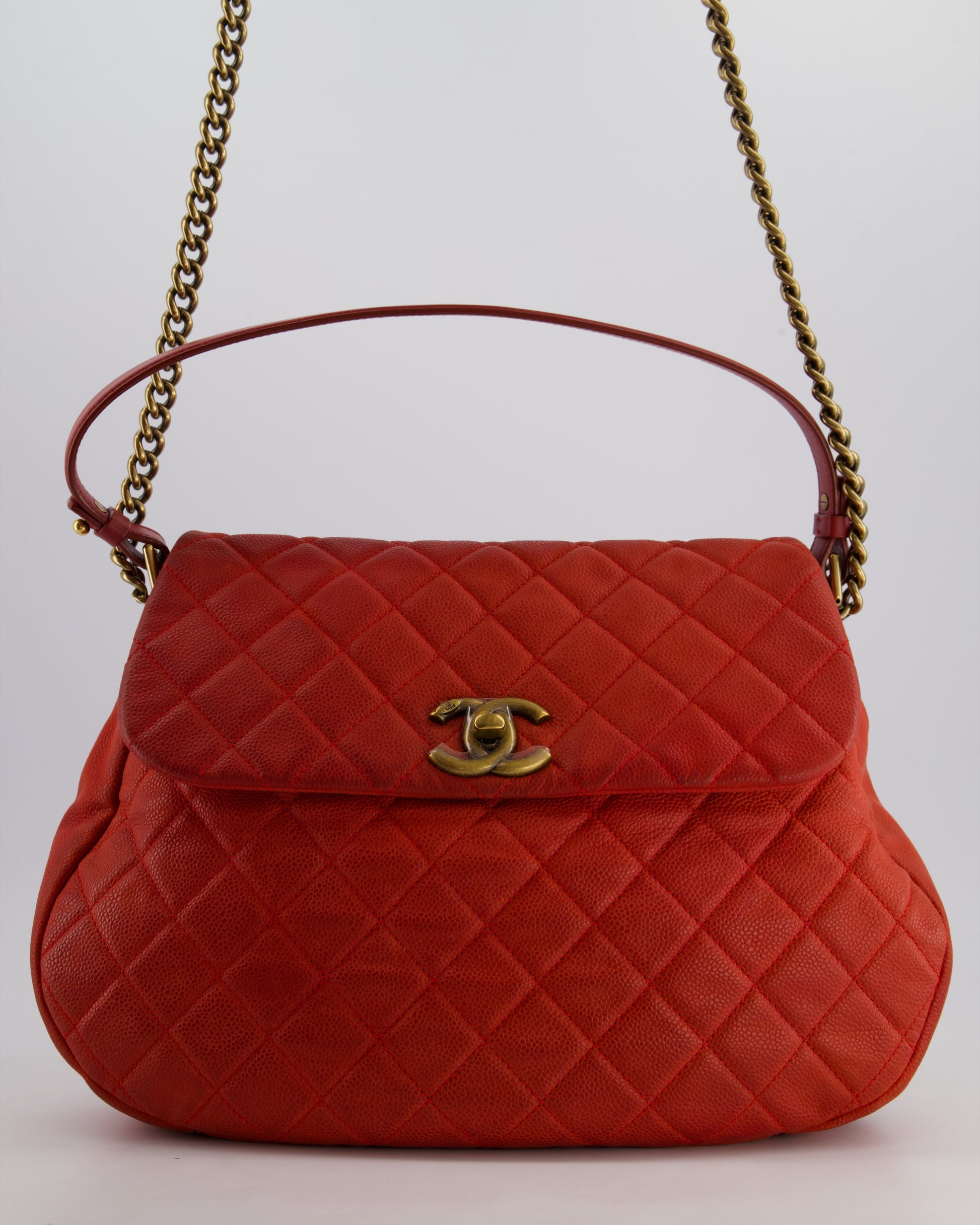 Chanel Red Country Chic Handbag - Rovelle Bags