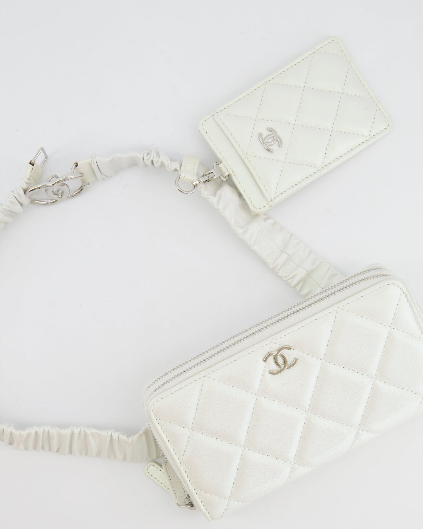 Chanel *HOT* Chanel Coco Neige White Handbag - Rovelle Bags