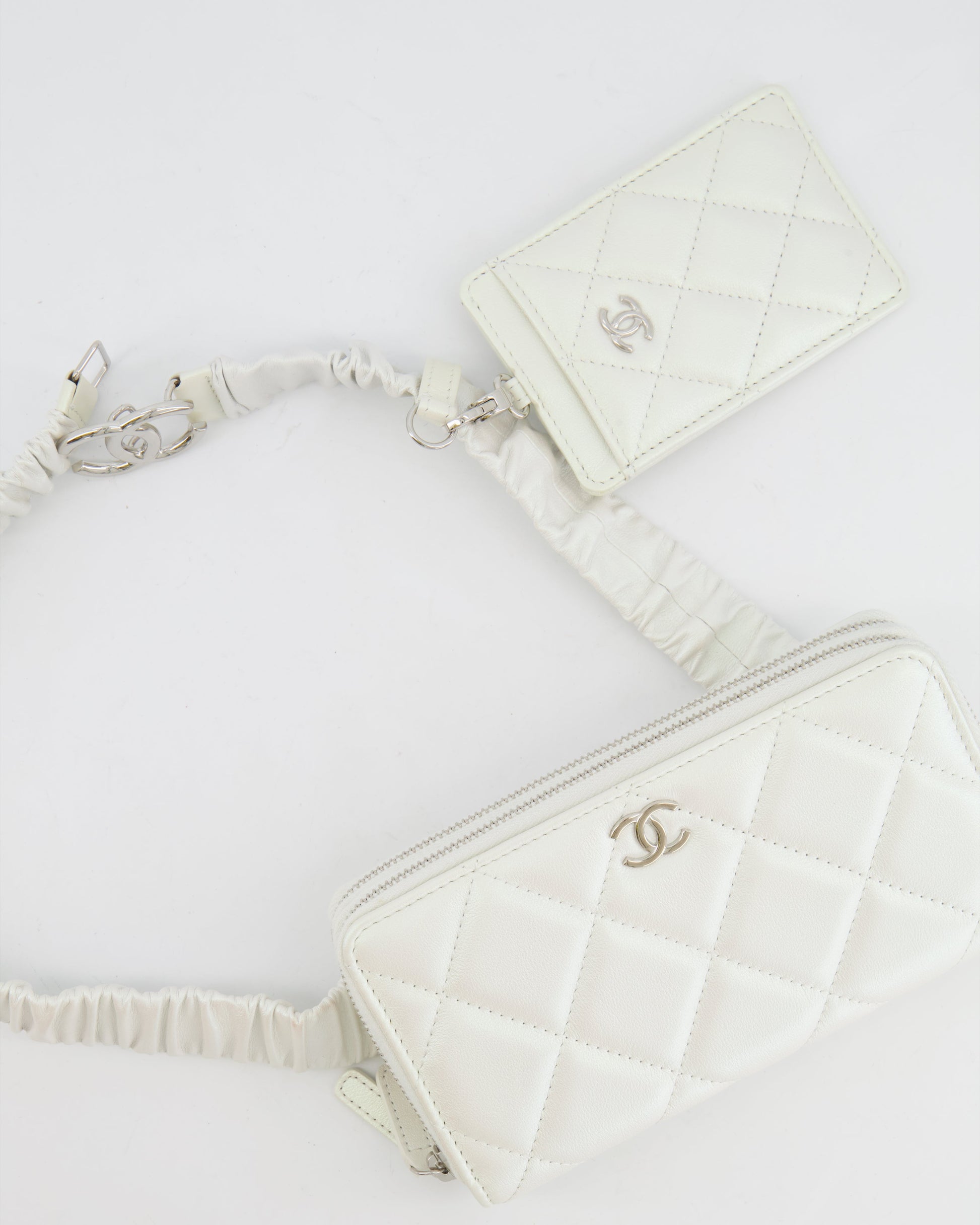 Chanel *HOT* Chanel Coco Neige White Handbag - Rovelle Bags